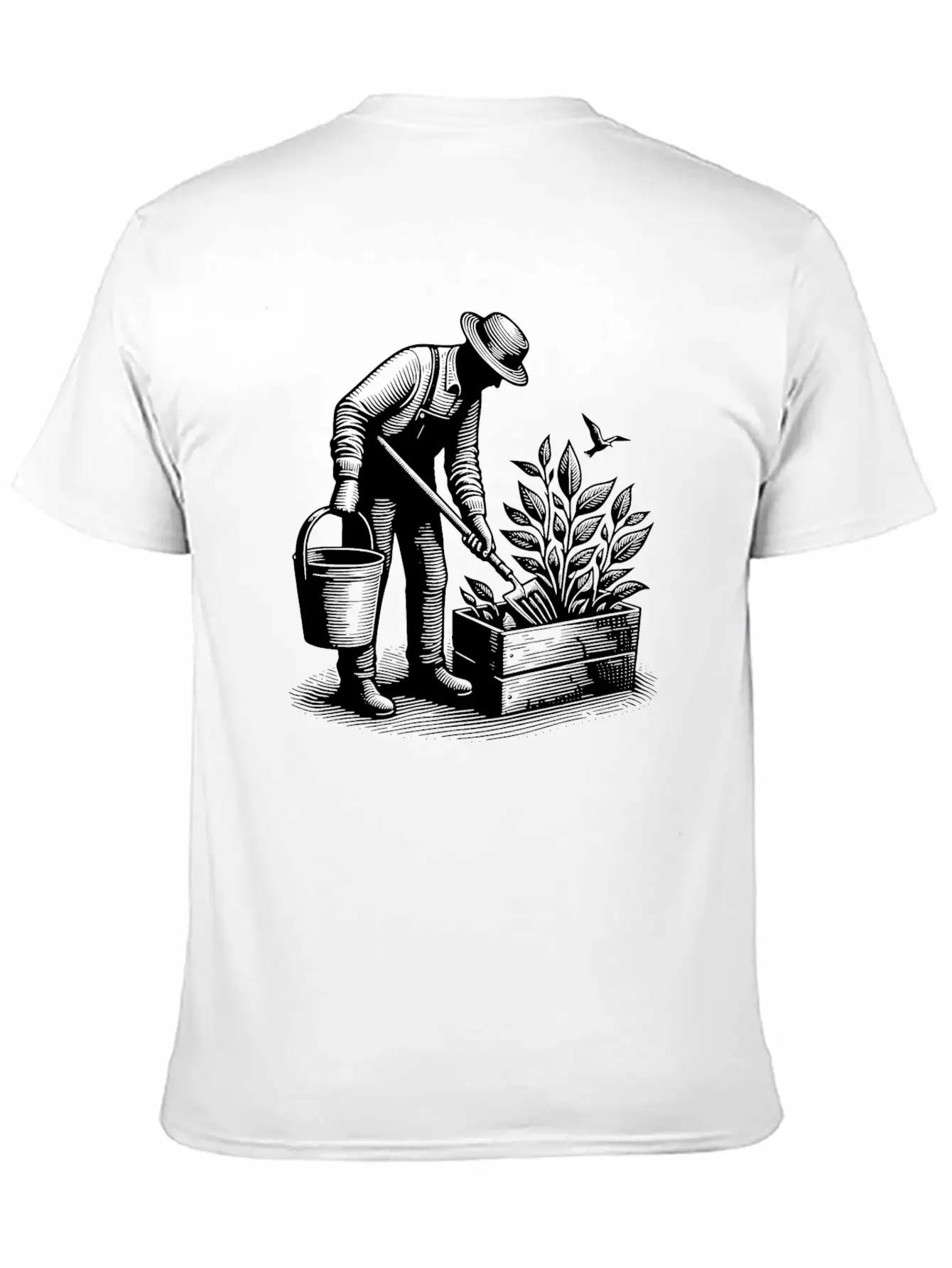 Hobby Gardener Gardening Unisex Short Sleeve Soft Cotton T-Shirt – Casual Everyday Wear