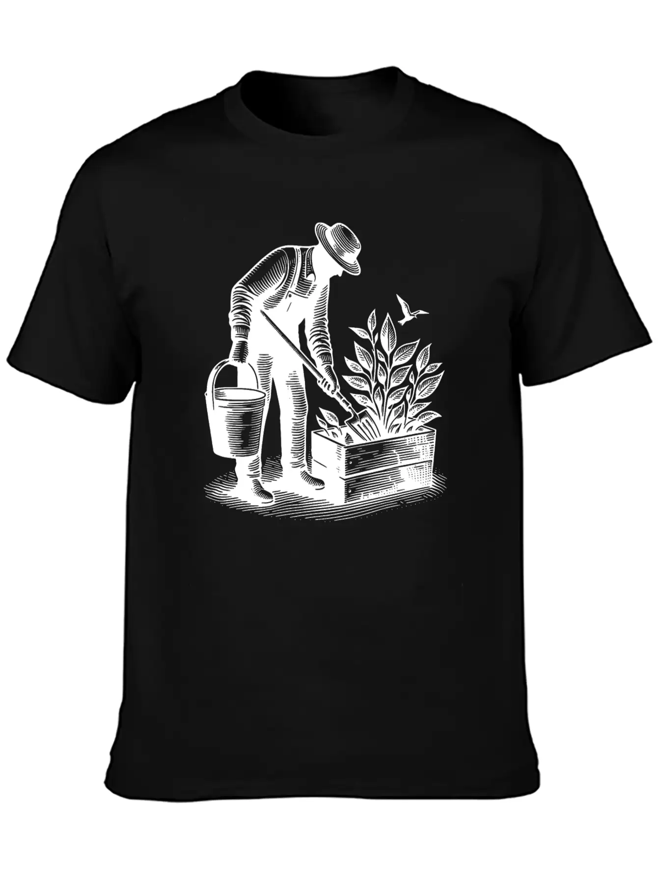 Hobby Gardener Gardening Unisex Short Sleeve Soft Cotton T-Shirt – Casual Everyday Wear