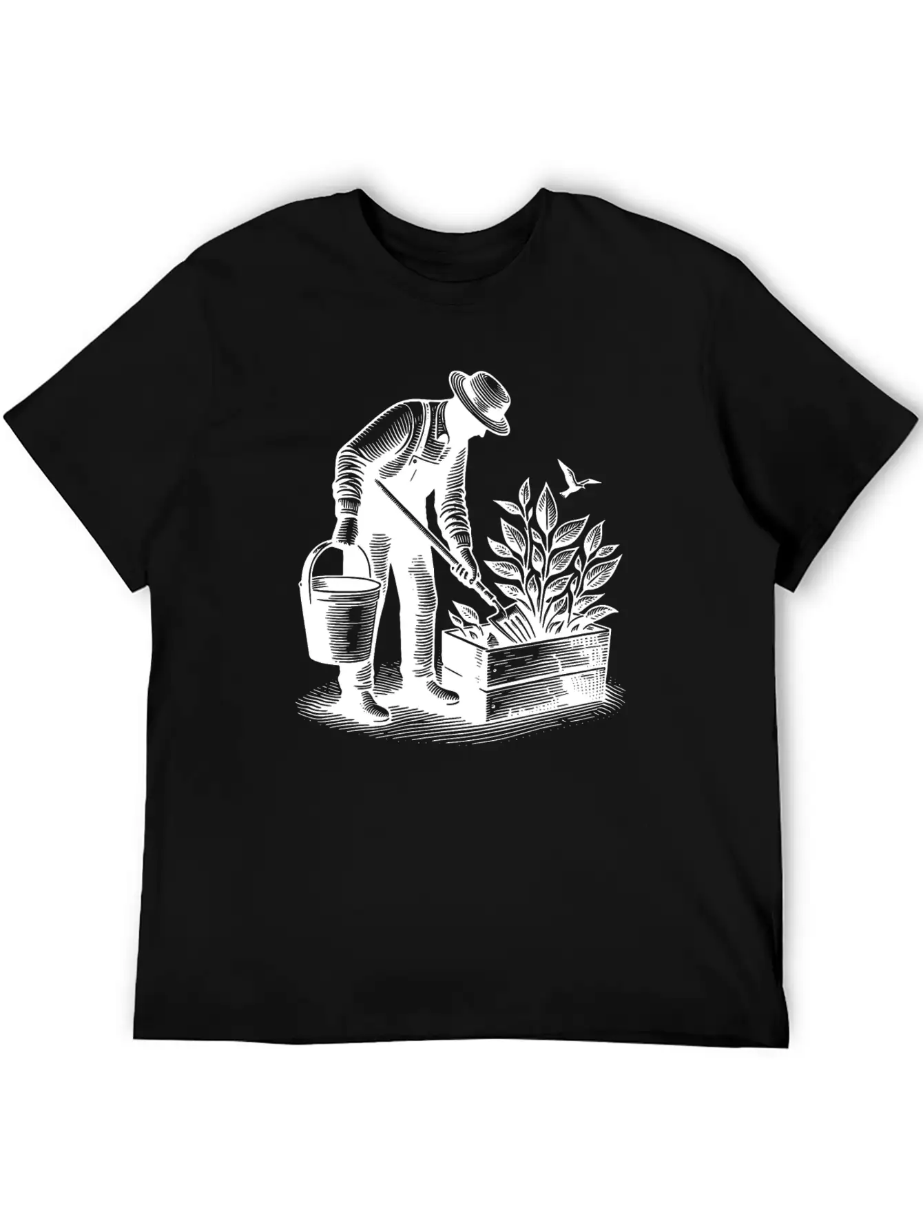 Hobby Gardener Gardening Unisex Short Sleeve Soft Cotton T-Shirt – Casual Everyday Wear