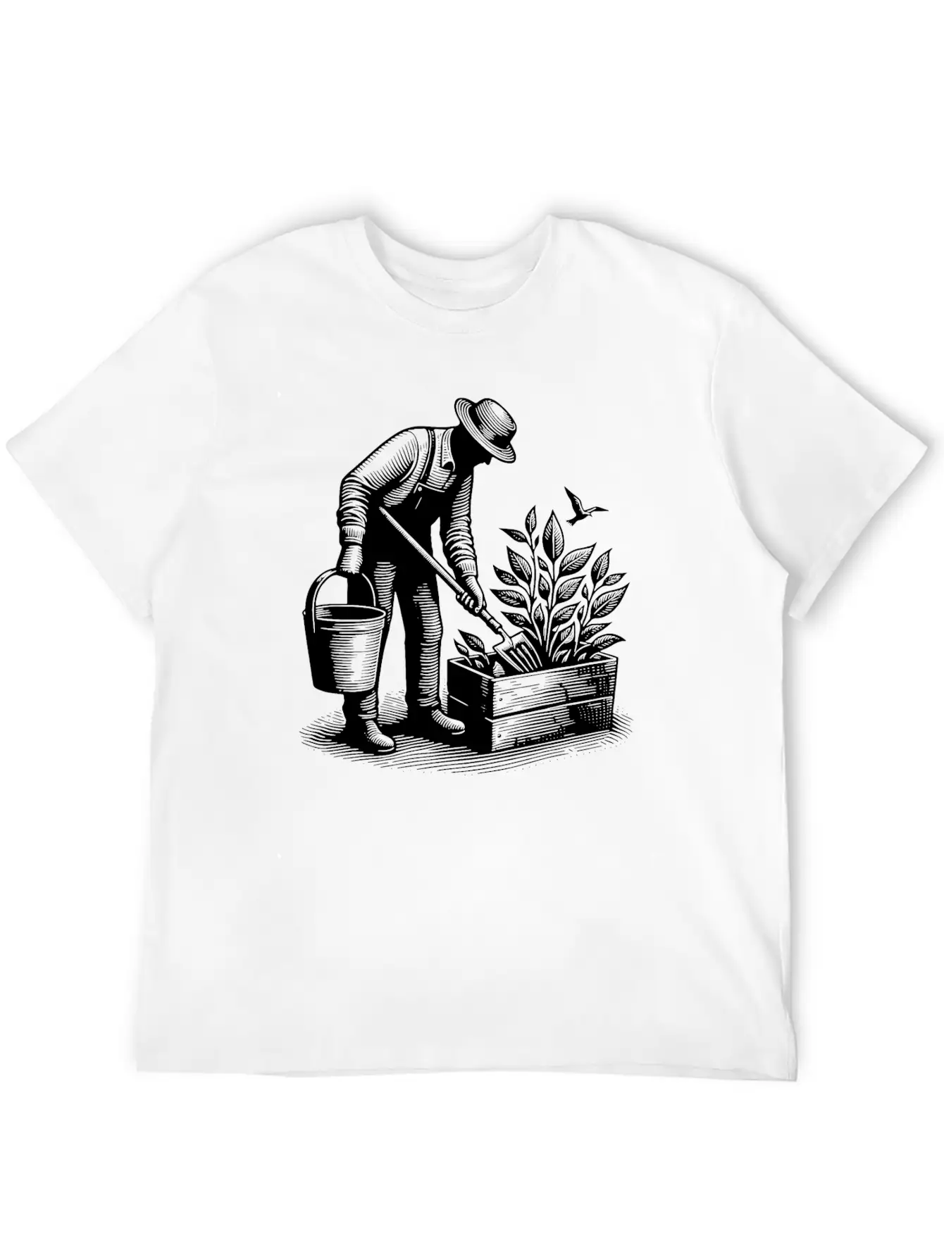 Hobby Gardener Gardening Unisex Short Sleeve Soft Cotton T-Shirt – Casual Everyday Wear