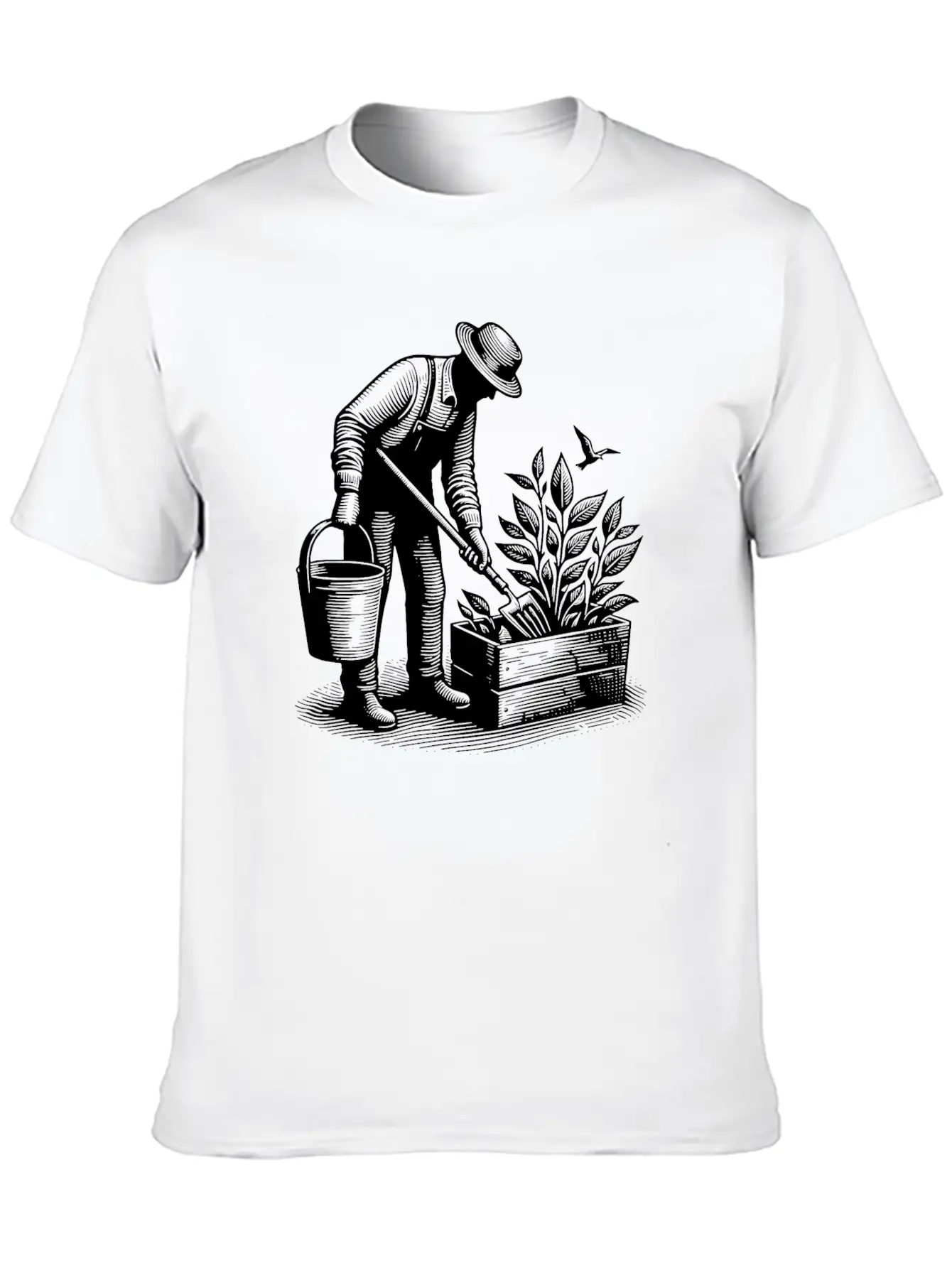 Hobby Gardener Gardening Unisex Short Sleeve Soft Cotton T-Shirt – Casual Everyday Wear
