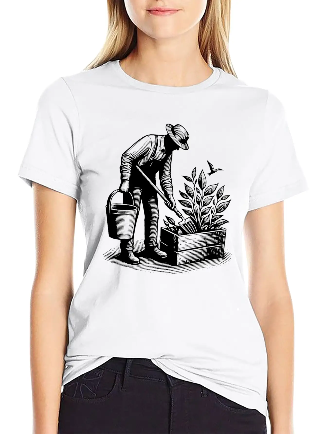 Hobby Gardener Gardening Unisex Short Sleeve Soft Cotton T-Shirt – Casual Everyday Wear