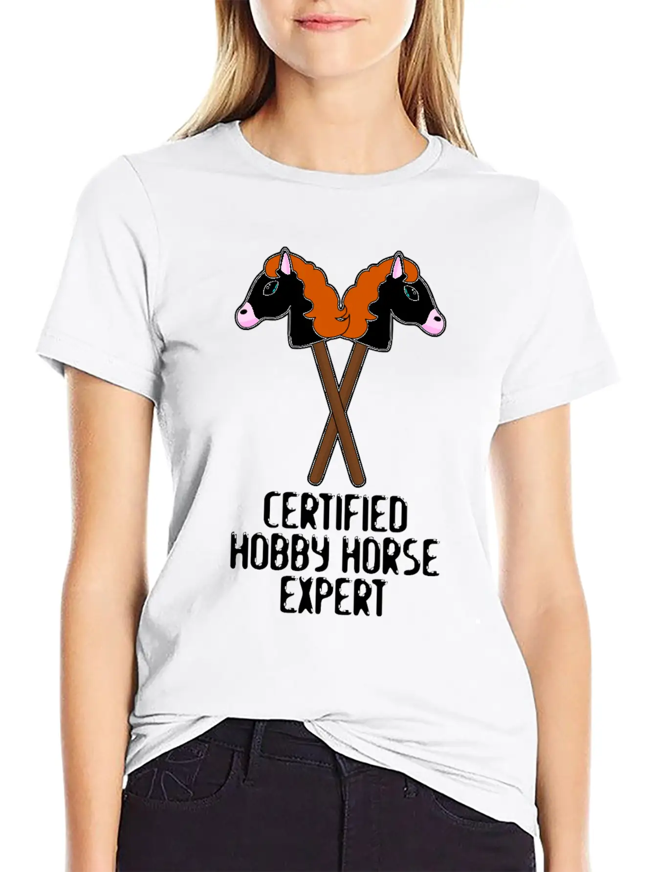 Hobby Horse Expert Team Hobby Horsing Basic Graphic T-Shirt – Daily Comfort In Soft Cotton