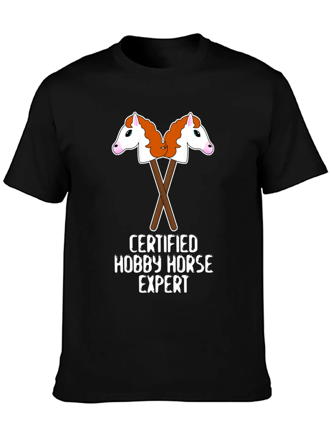 Hobby Horse Expert Team Hobby Horsing Basic Graphic T-Shirt – Daily Comfort In Soft Cotton