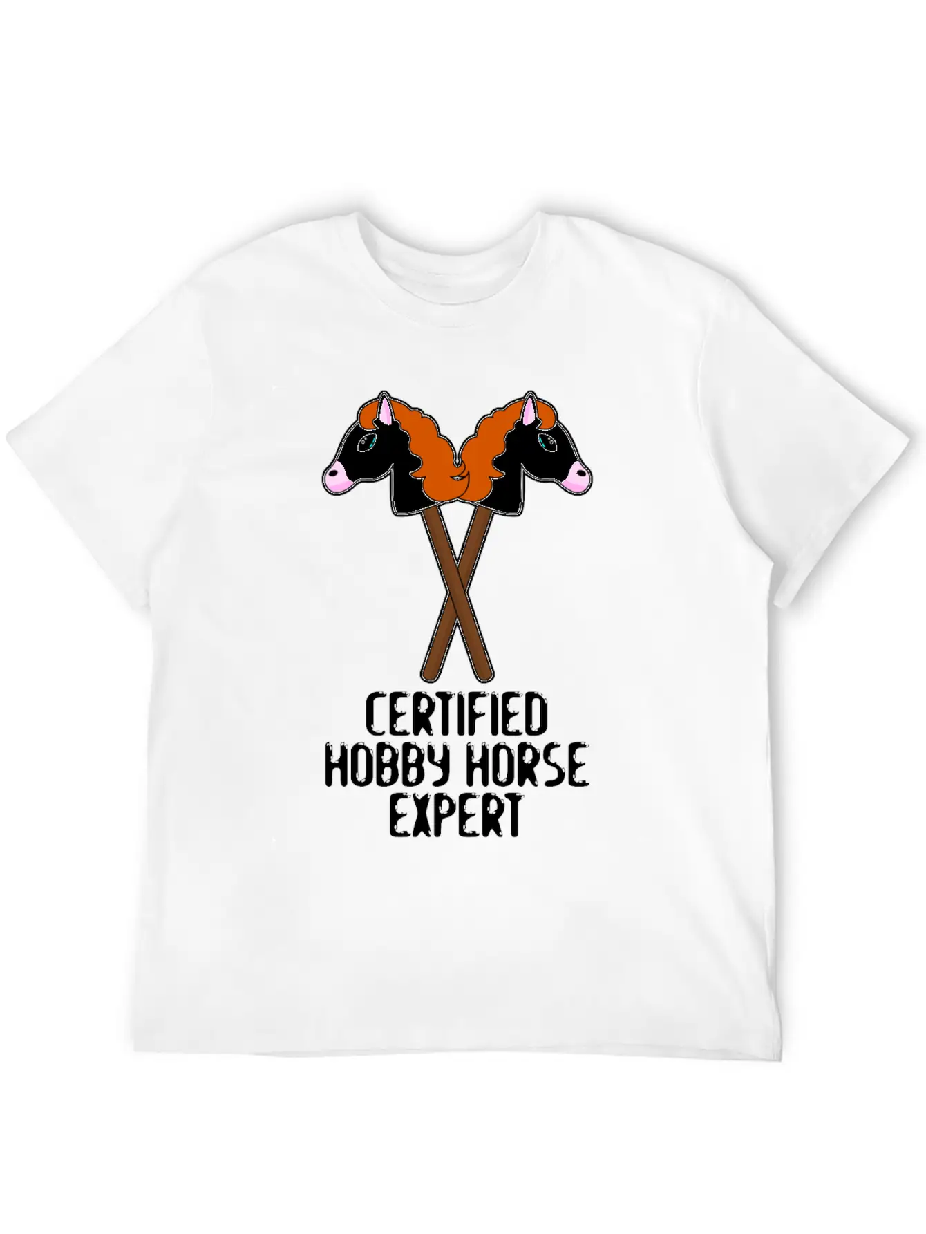 Hobby Horse Expert Team Hobby Horsing Basic Graphic T-Shirt – Daily Comfort In Soft Cotton