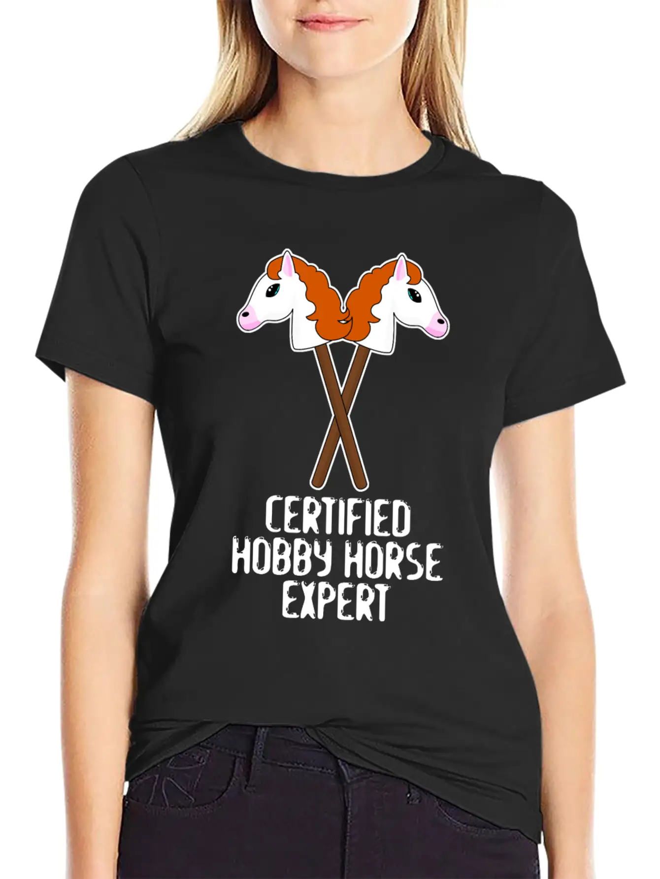 Hobby Horse Expert Team Hobby Horsing Basic Graphic T-Shirt – Daily Comfort In Soft Cotton