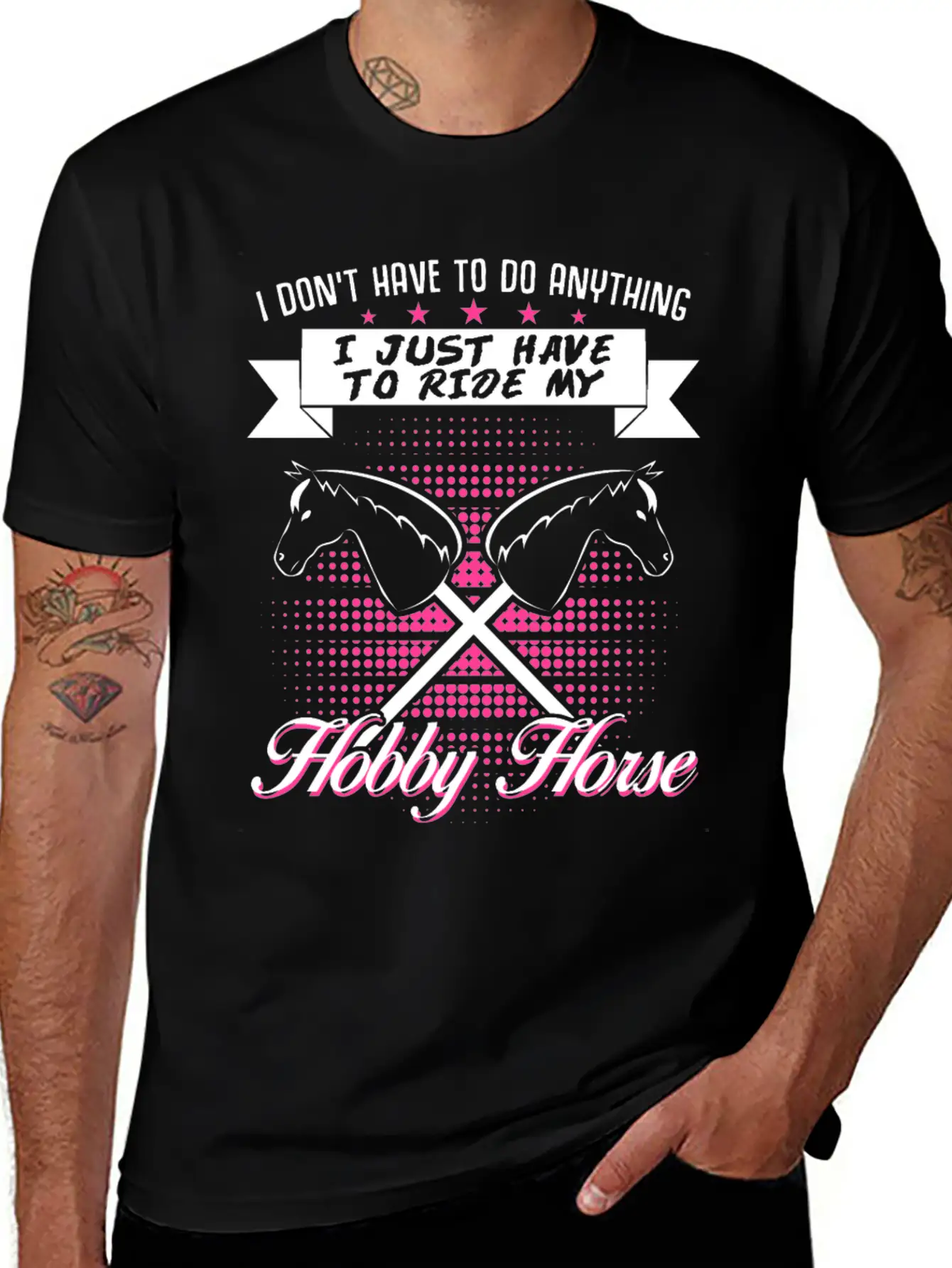 Hobby Horse Rider Hobbyhorse Timeless Short Sleeve Tee – Comfy And Minimalist Design