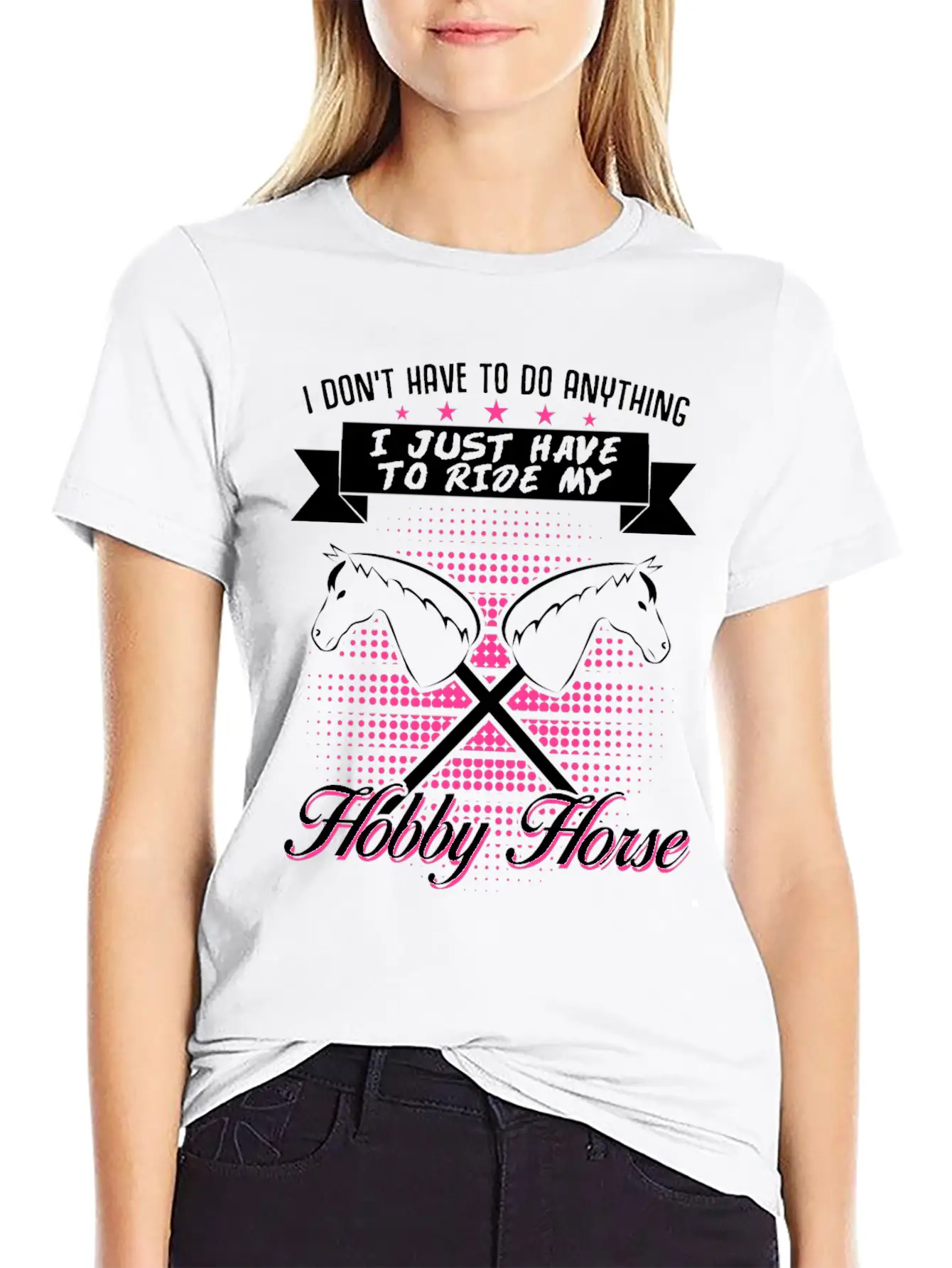Hobby Horse Rider Hobbyhorse Timeless Short Sleeve Tee – Comfy And Minimalist Design