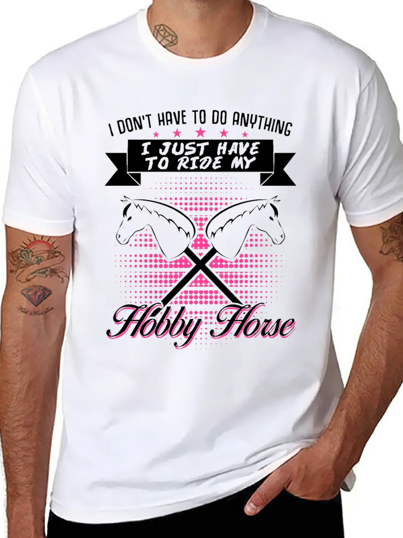 Hobby Horse Rider Hobbyhorse Timeless Short Sleeve Tee – Comfy And Minimalist Design