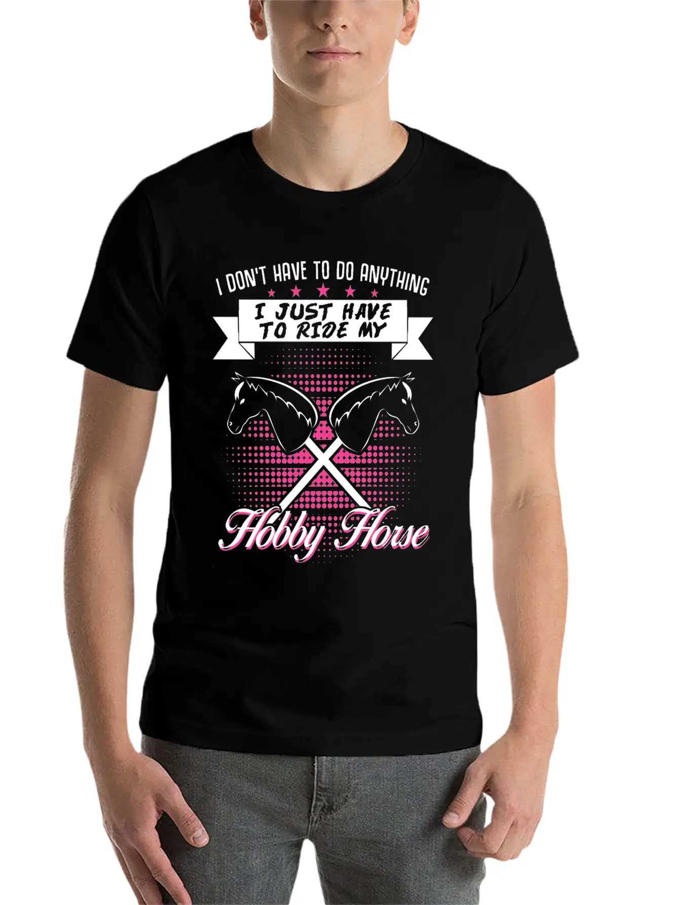 Hobby Horse Rider Hobbyhorse Timeless Short Sleeve Tee – Comfy And Minimalist Design