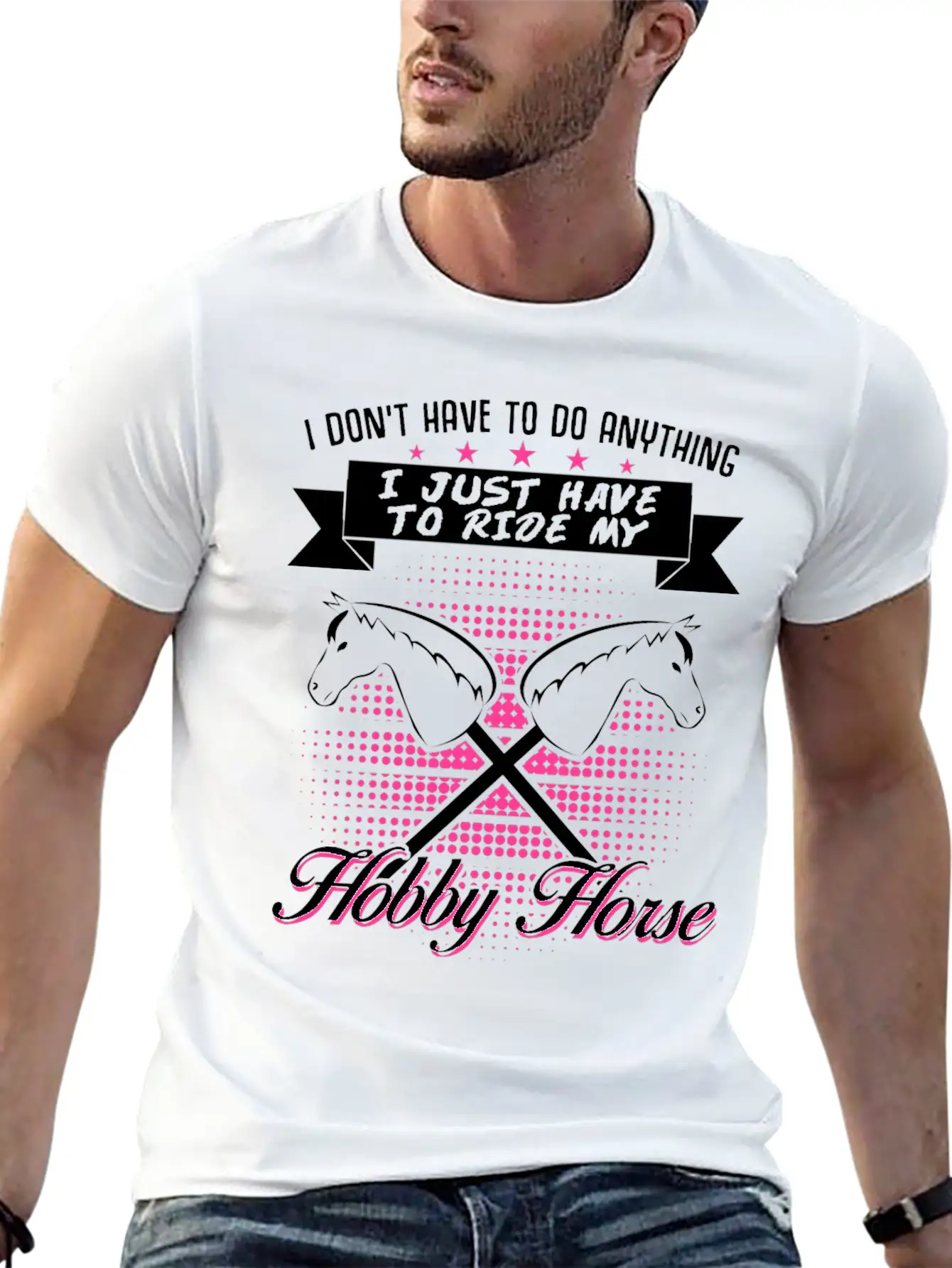 Hobby Horse Rider Hobbyhorse Timeless Short Sleeve Tee – Comfy And Minimalist Design