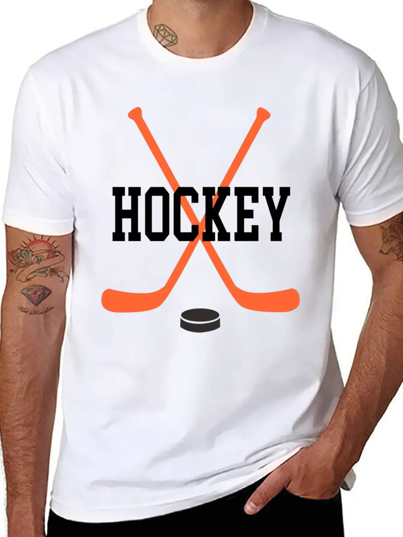 Hockey Sport Timeless Short Sleeve Tee – Comfy And Minimalist Design