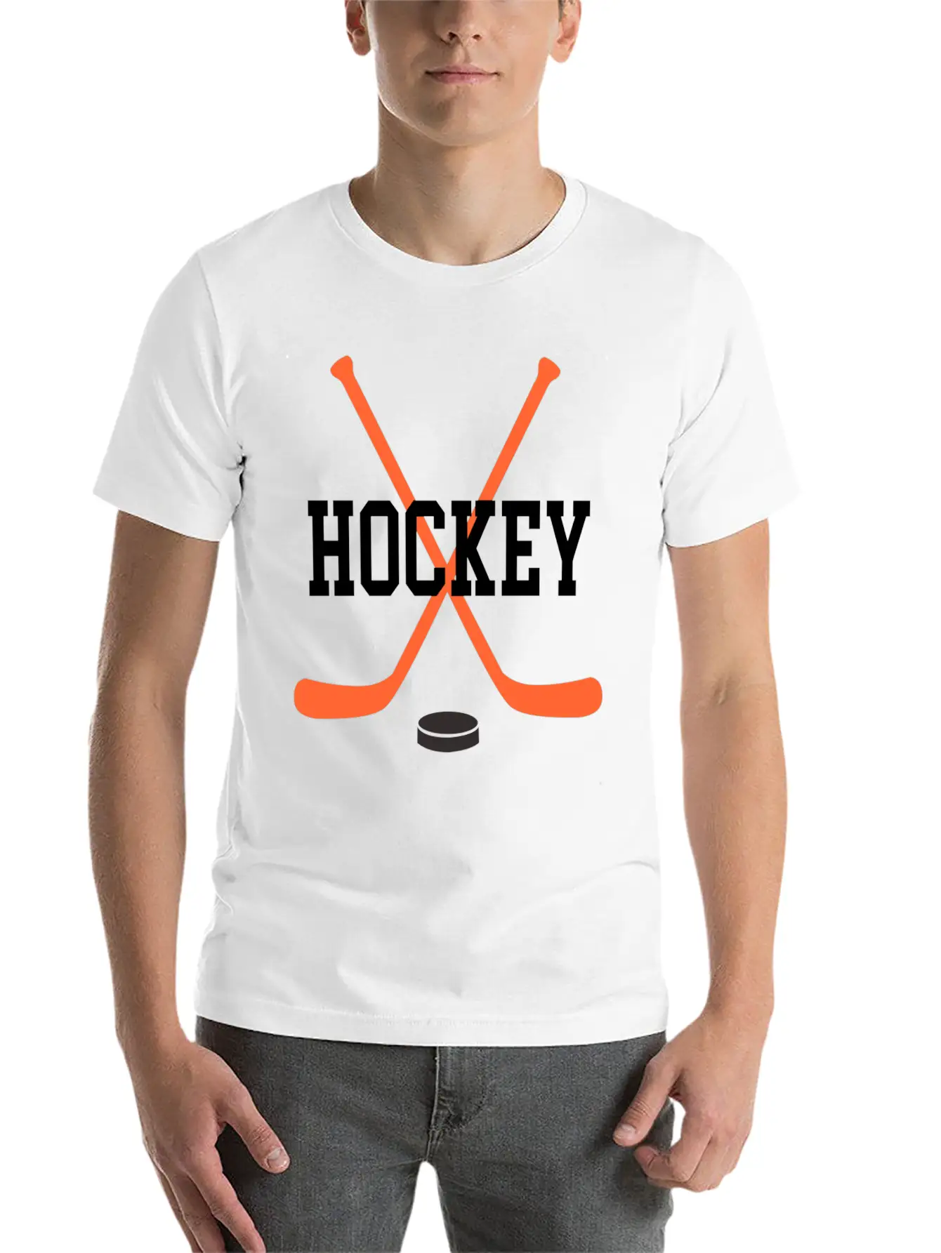 Hockey Sport Timeless Short Sleeve Tee – Comfy And Minimalist Design