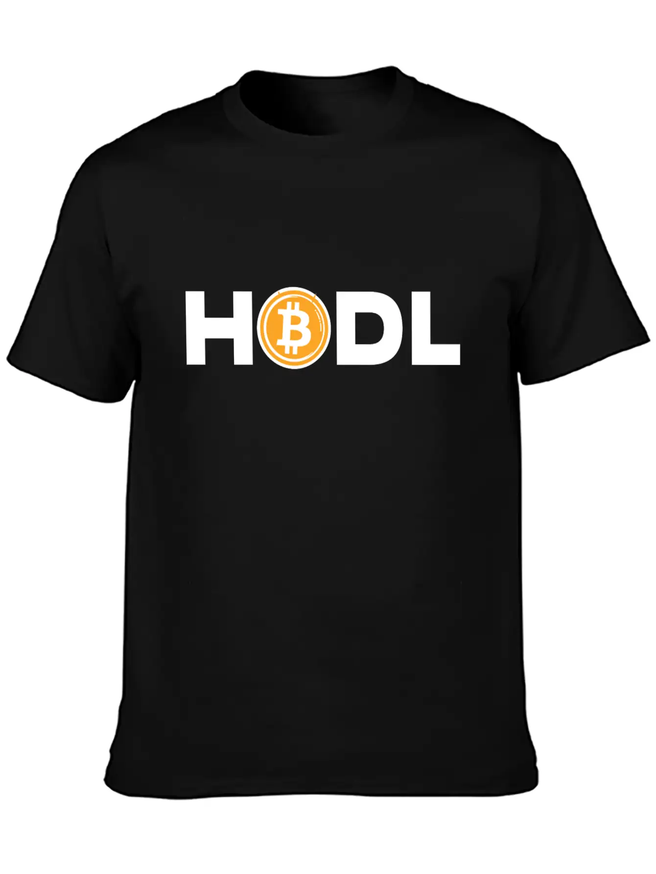 HODL Bitcoin Motto Unisex Short Sleeve Soft Cotton T-Shirt – Casual Everyday Wear