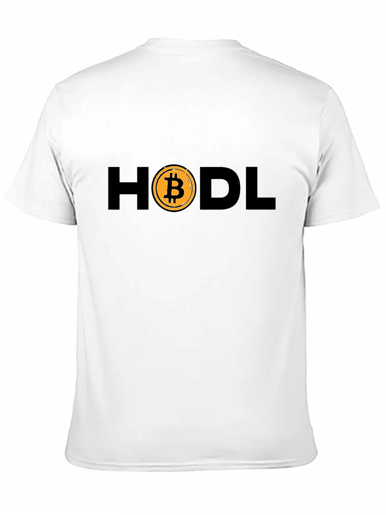 HODL Bitcoin Motto Unisex Short Sleeve Soft Cotton T-Shirt – Casual Everyday Wear