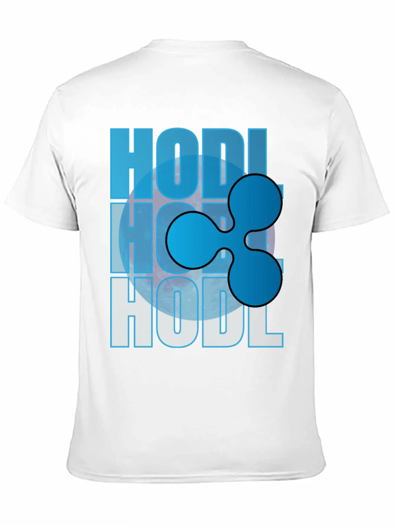 HODL, Ripple, XRP, To The Moon, Cryptocurrency Basic Graphic T-Shirt – Daily Comfort In Soft Cotton