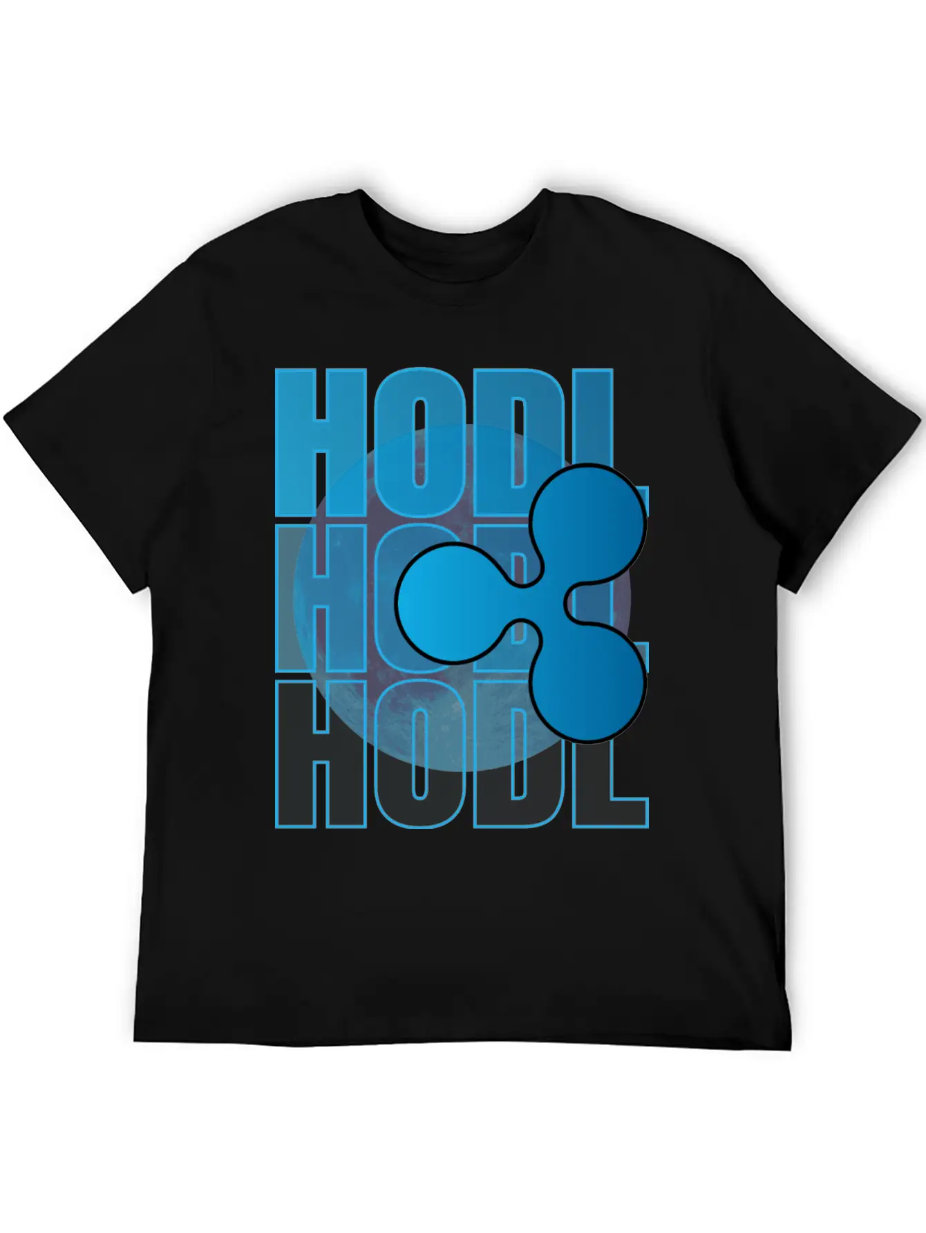 HODL, Ripple, XRP, To The Moon, Cryptocurrency Basic Graphic T-Shirt – Daily Comfort In Soft Cotton
