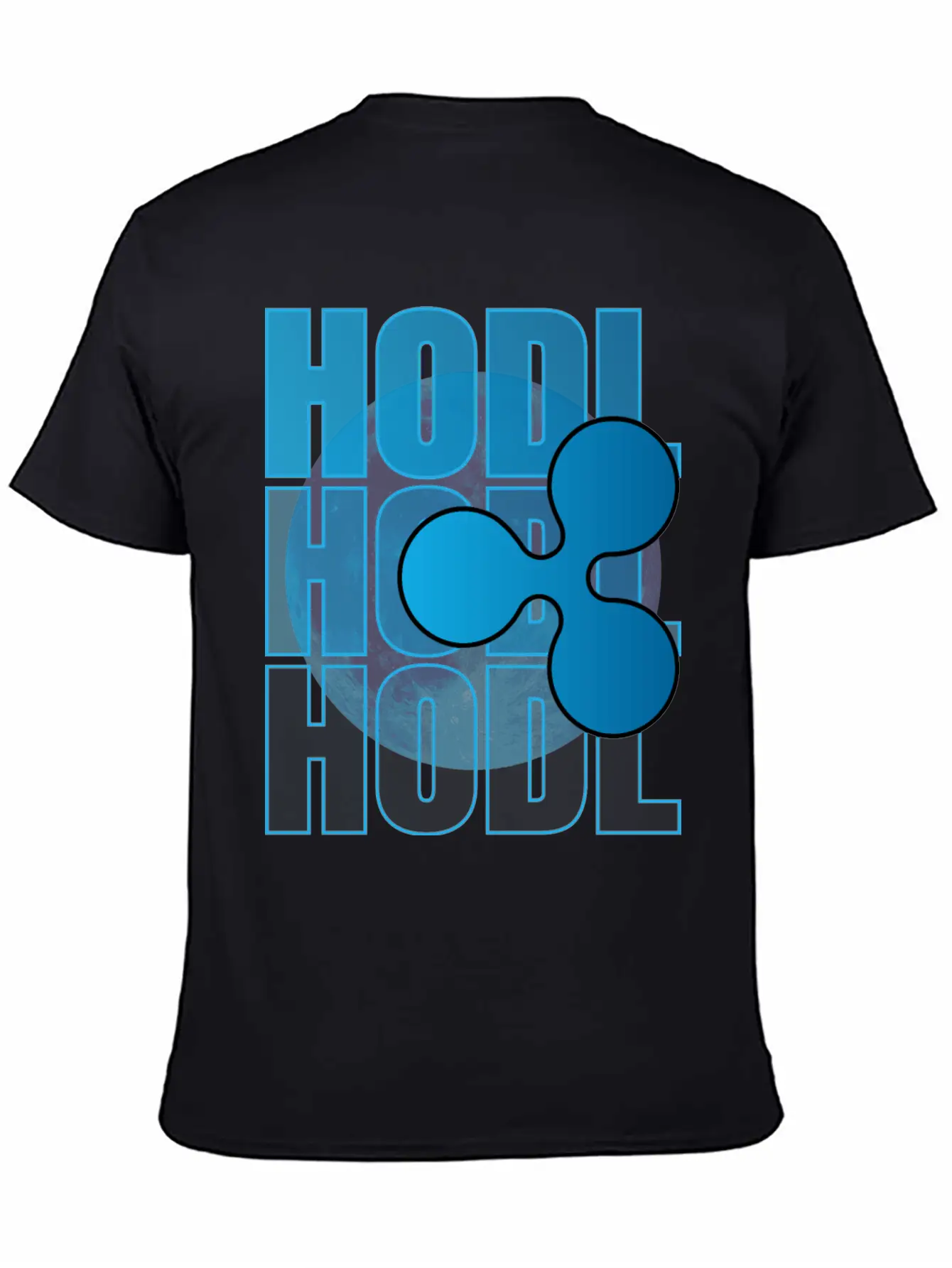 HODL, Ripple, XRP, To The Moon, Cryptocurrency Basic Graphic T-Shirt – Daily Comfort In Soft Cotton