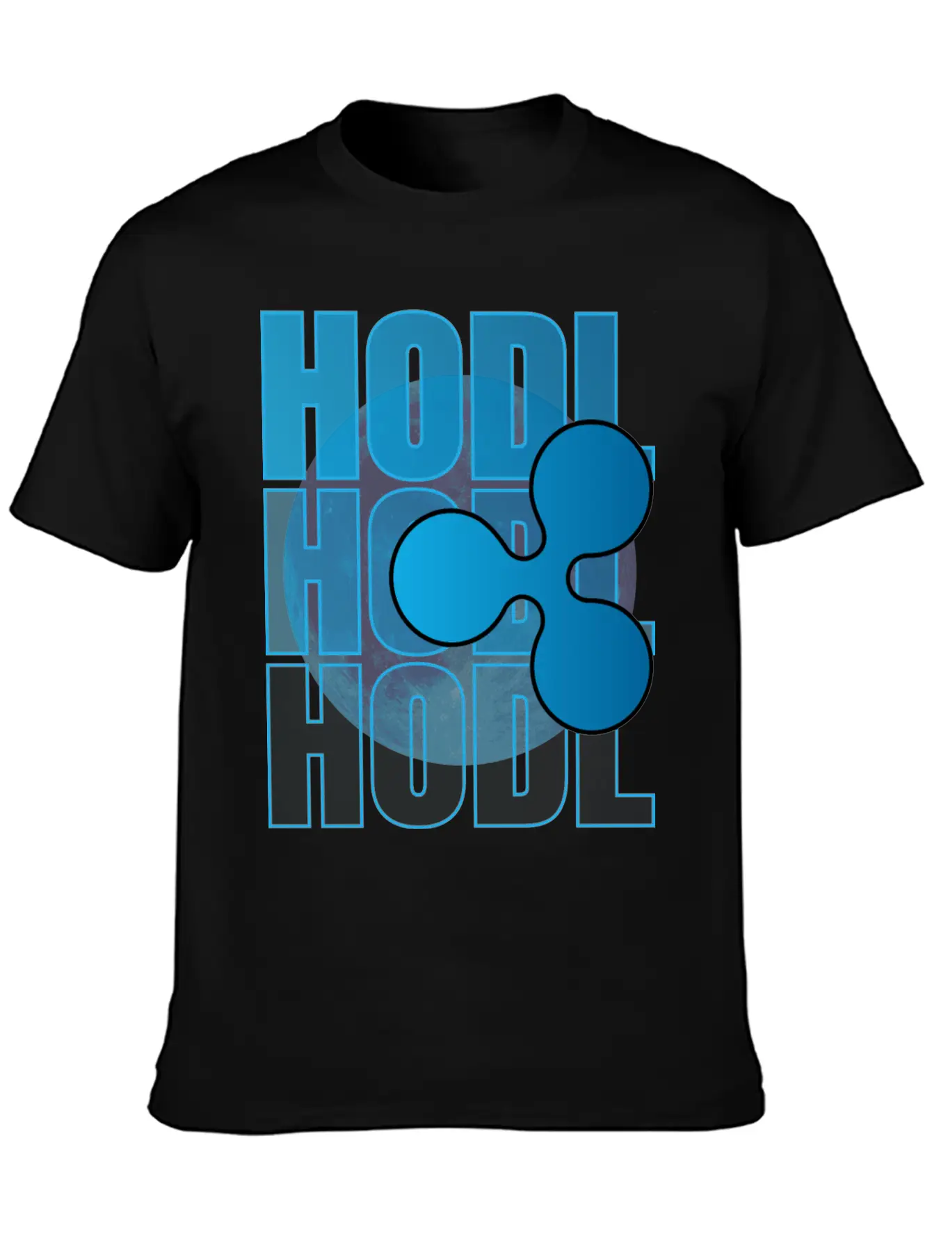 HODL, Ripple, XRP, To The Moon, Cryptocurrency Basic Graphic T-Shirt – Daily Comfort In Soft Cotton