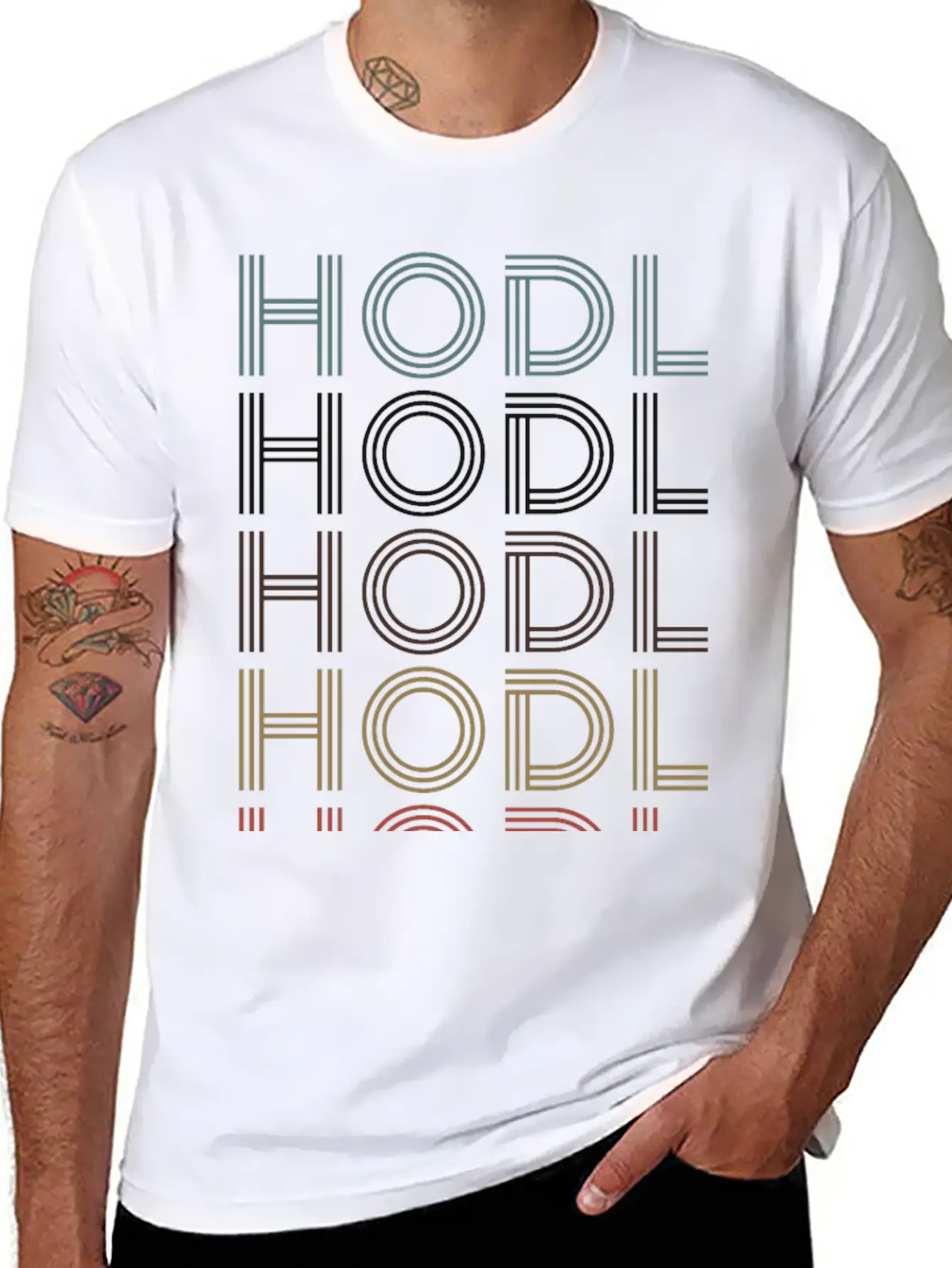 HODL Stylish Everyday T-Shirt – Unisex Basic Cotton Tee