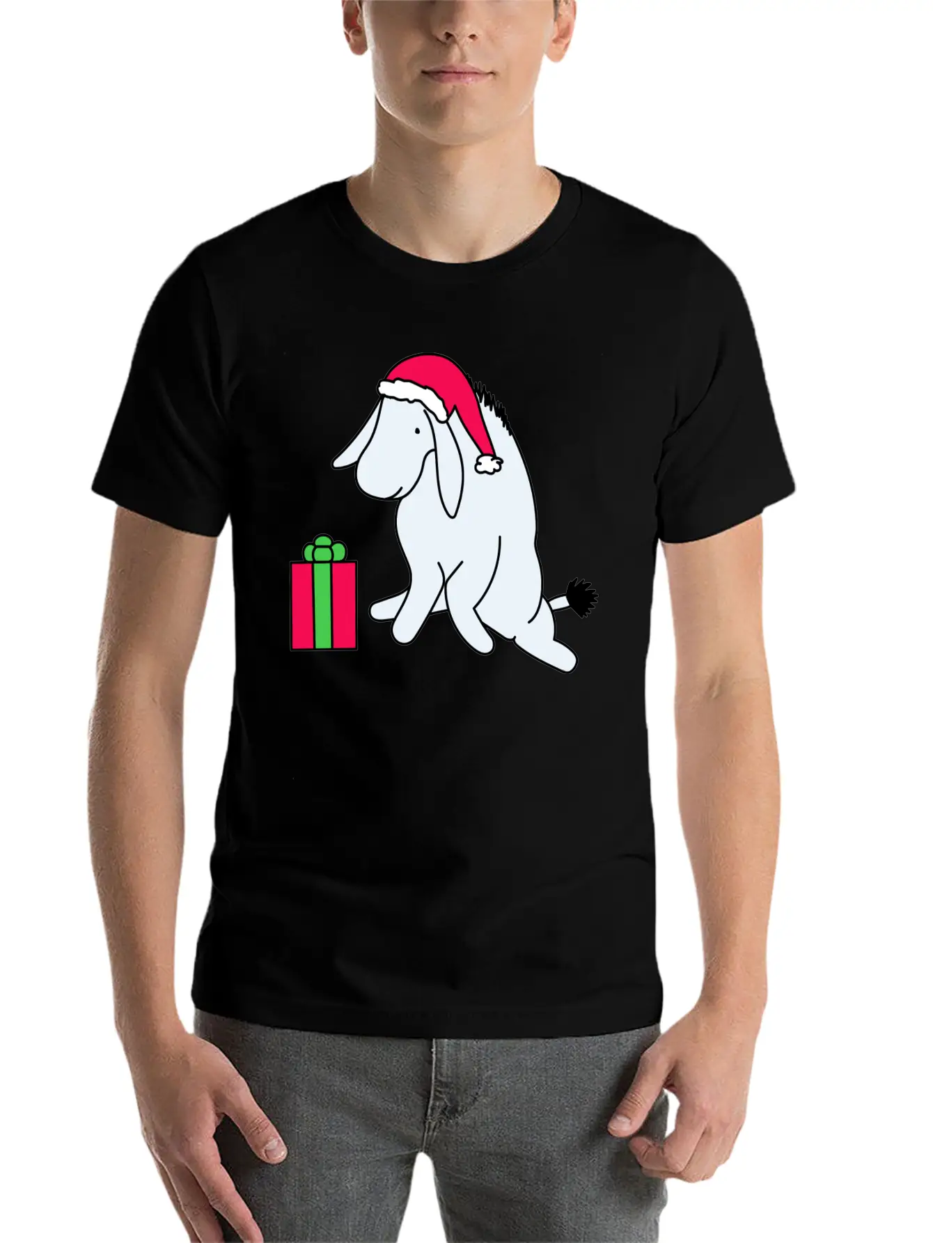 Holiday Sad Donkey Comfortable Minimalist Graphic Tee – Summer Style Essential