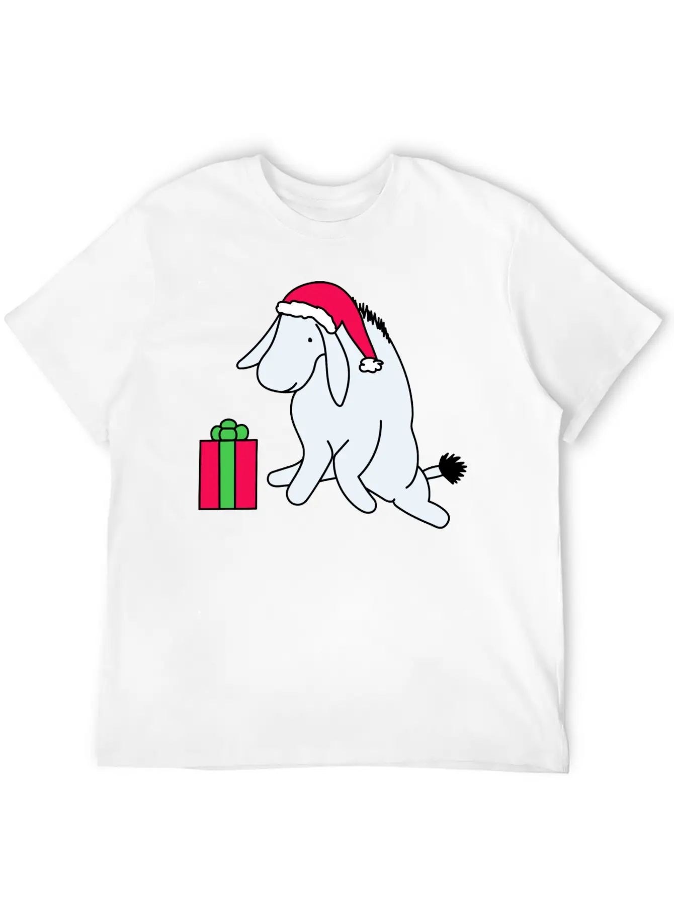 Holiday Sad Donkey Comfortable Minimalist Graphic Tee – Summer Style Essential