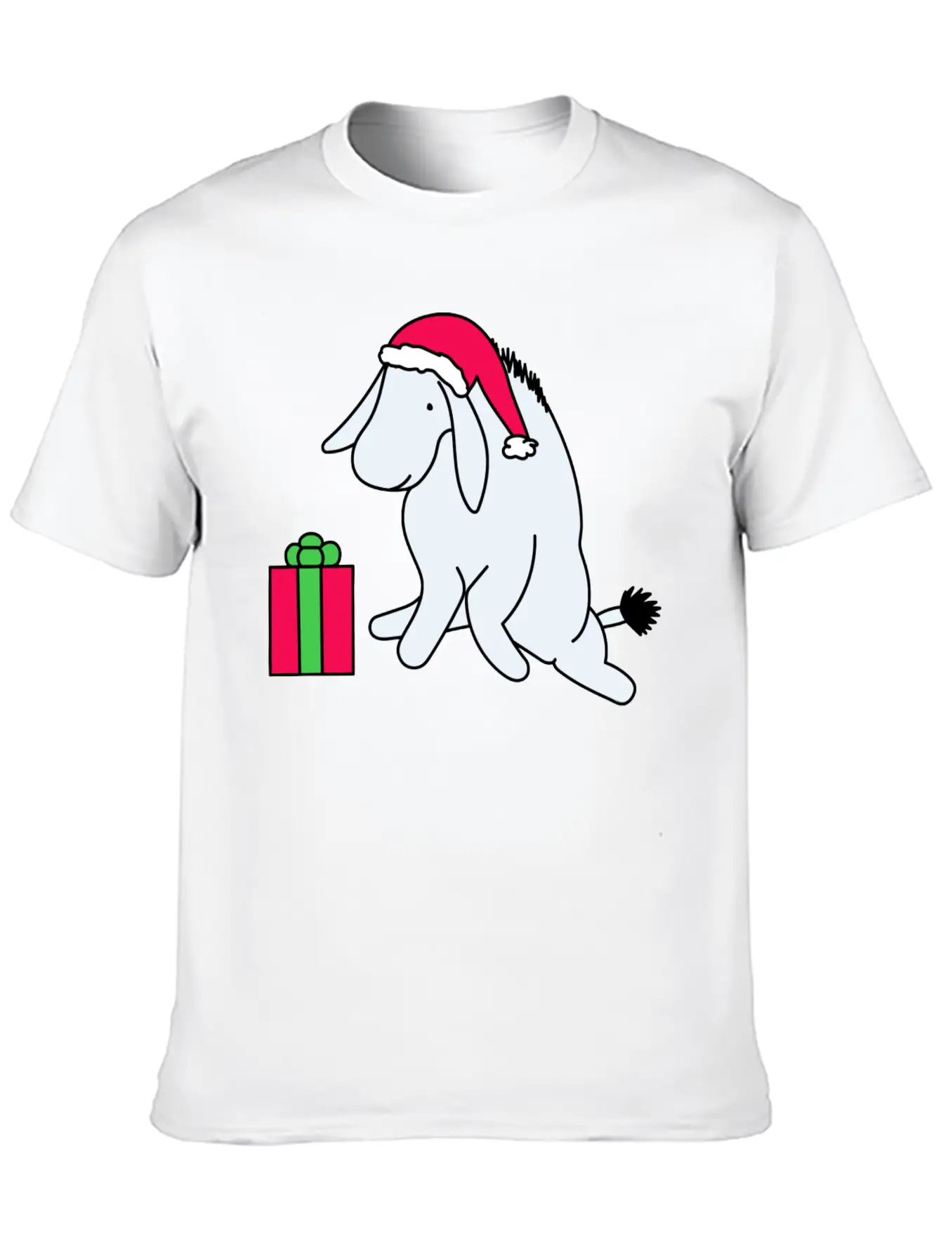 Holiday Sad Donkey Comfortable Minimalist Graphic Tee – Summer Style Essential