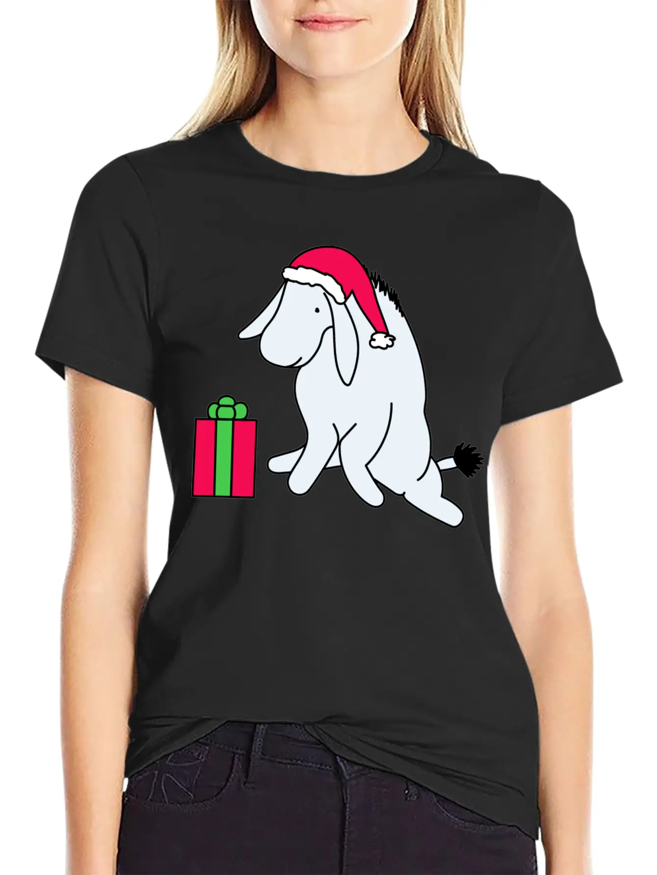 Holiday Sad Donkey Comfortable Minimalist Graphic Tee – Summer Style Essential