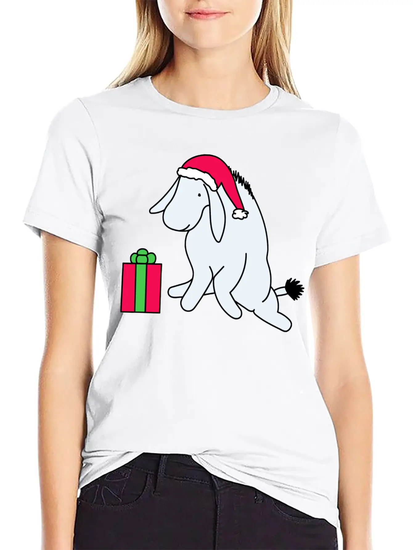 Holiday Sad Donkey Comfortable Minimalist Graphic Tee – Summer Style Essential