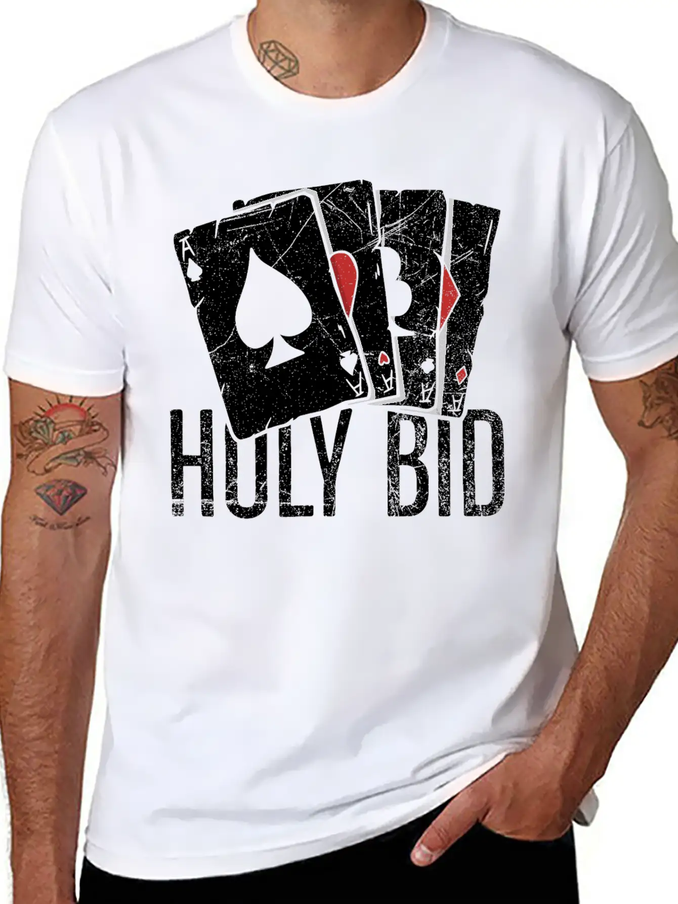 Holy Bid Design For A Bridge Master Comfortable Minimalist Graphic Tee – Summer Style Essential