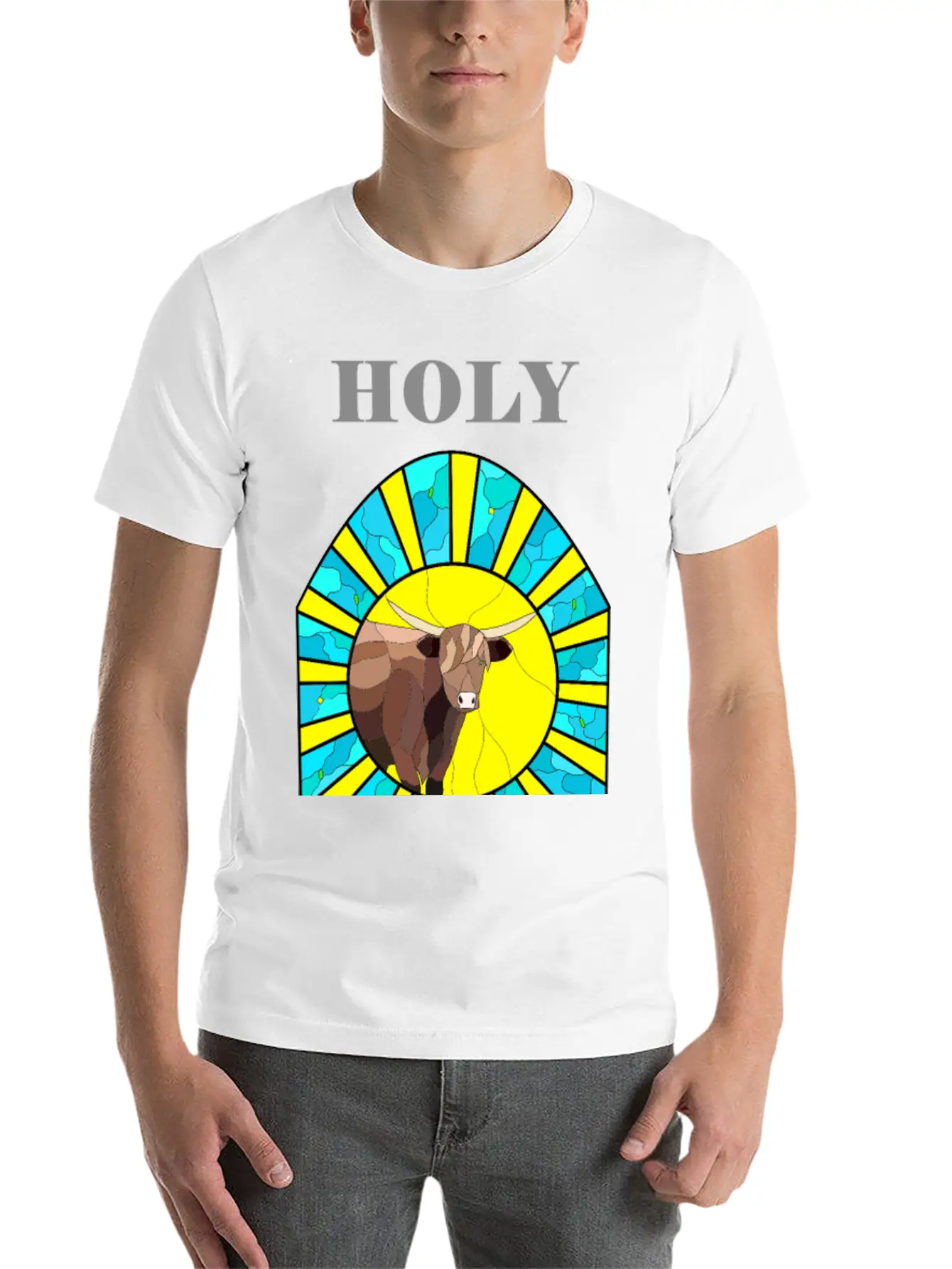 Holy Cow Timeless Short Sleeve Tee – Comfy And Minimalist Design