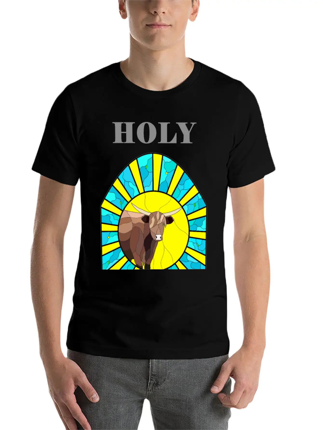Holy Cow Timeless Short Sleeve Tee – Comfy And Minimalist Design