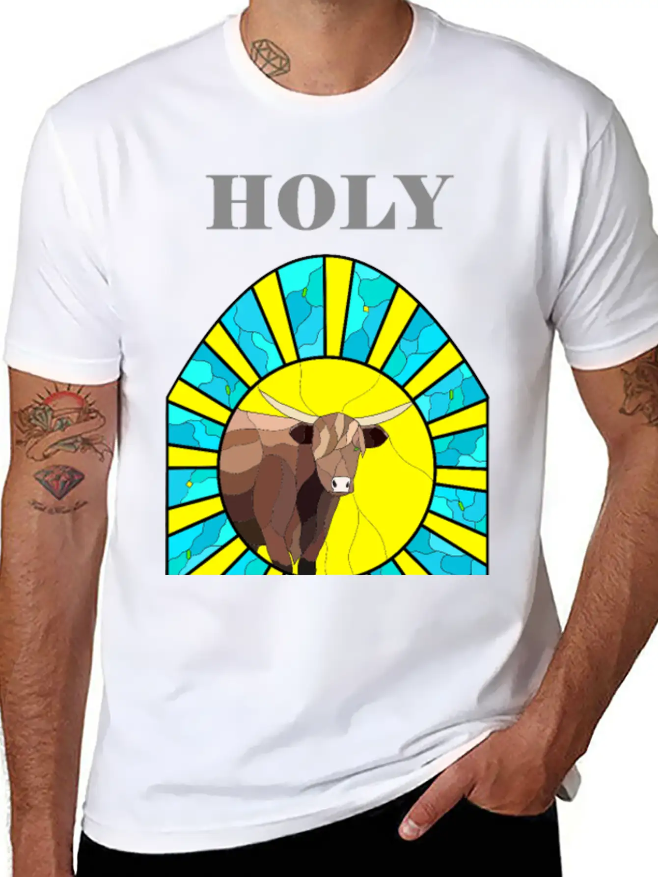 Holy Cow Timeless Short Sleeve Tee – Comfy And Minimalist Design