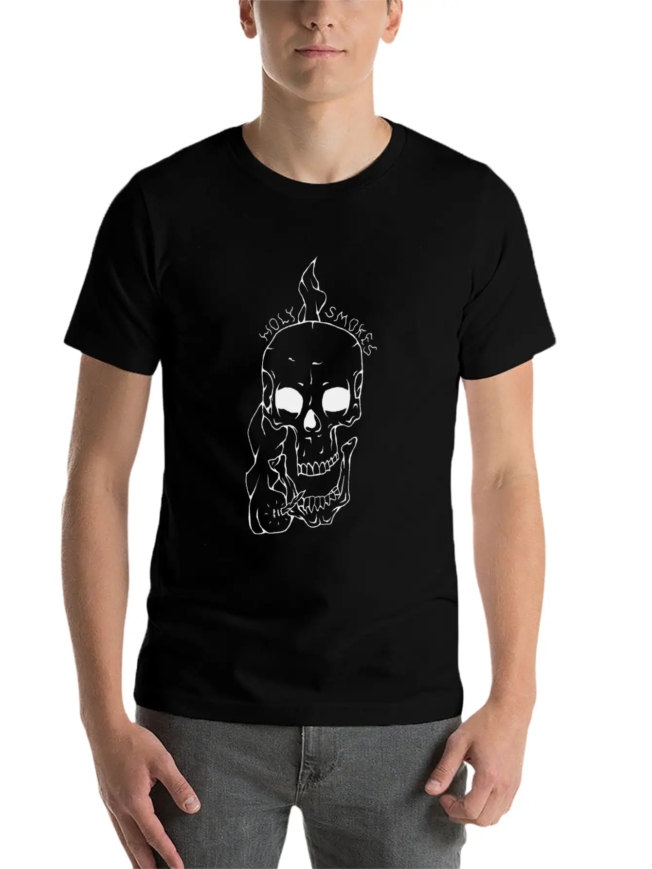 Holy Smokes Essential Unisex Summer Tee – Soft Cotton Casual Fit