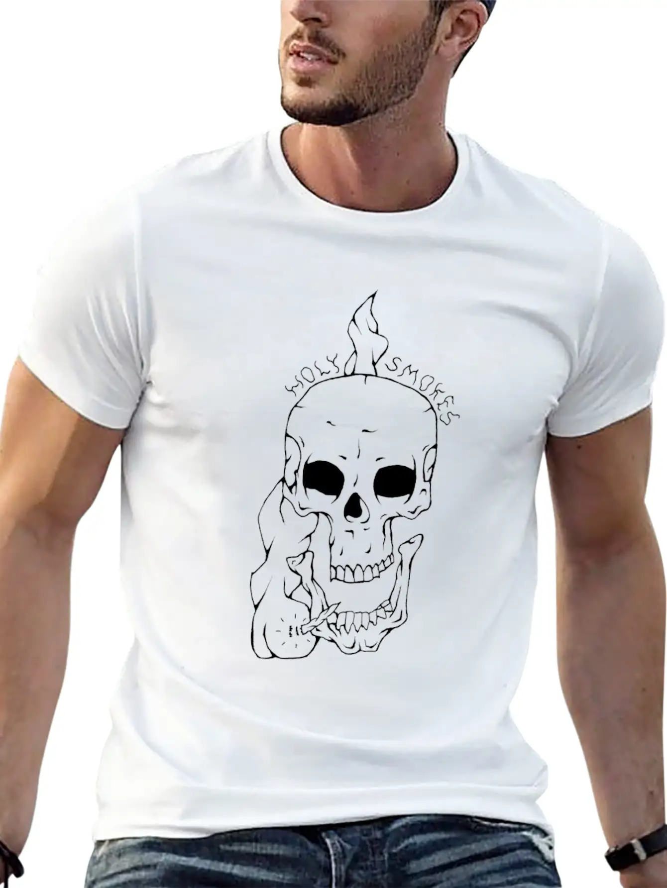 Holy Smokes Essential Unisex Summer Tee – Soft Cotton Casual Fit