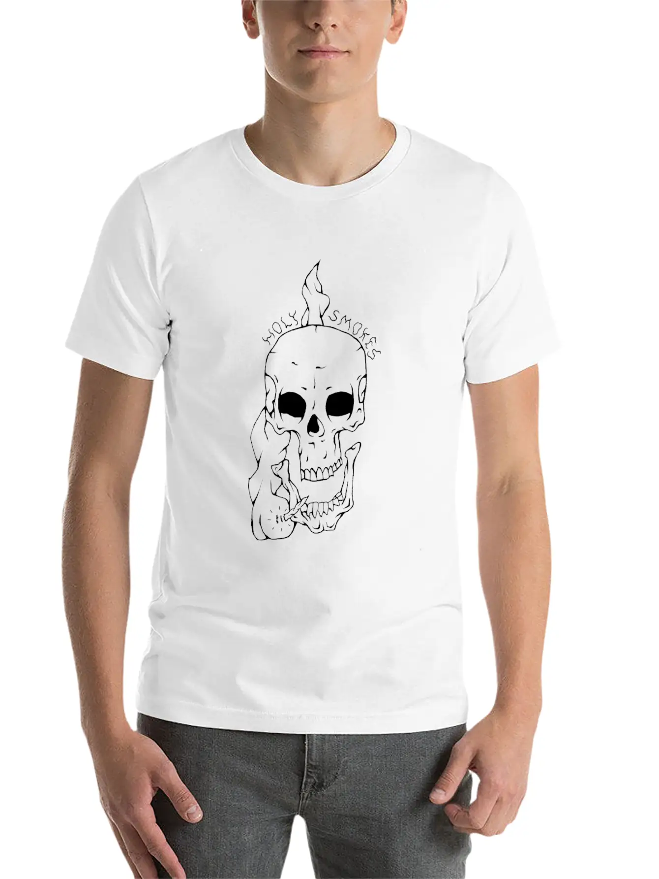 Holy Smokes Essential Unisex Summer Tee – Soft Cotton Casual Fit