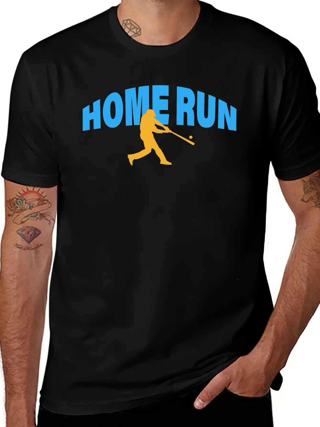 HOME RUN Stylish Everyday T-Shirt – Unisex Basic Cotton Tee