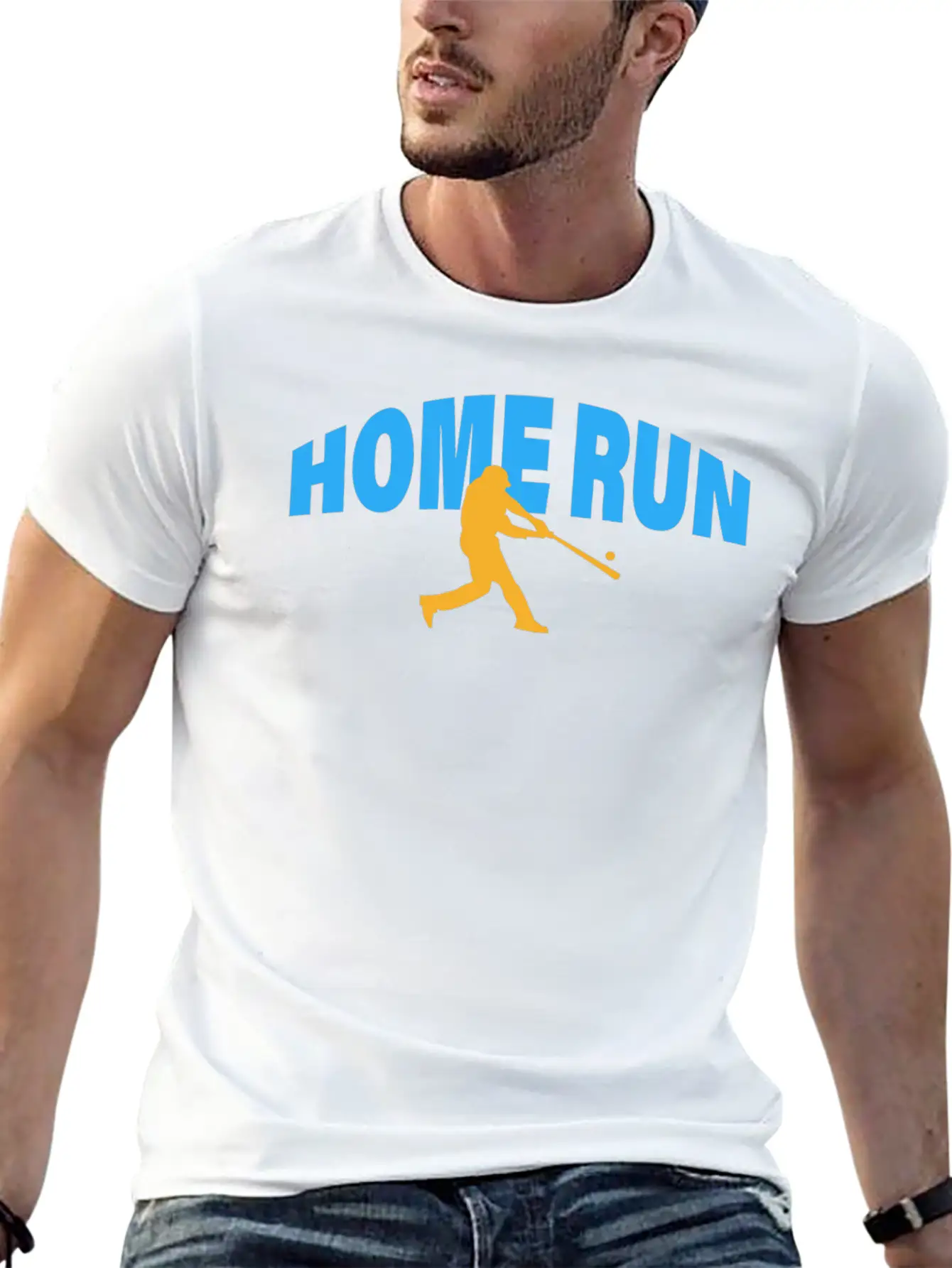 HOME RUN Stylish Everyday T-Shirt – Unisex Basic Cotton Tee
