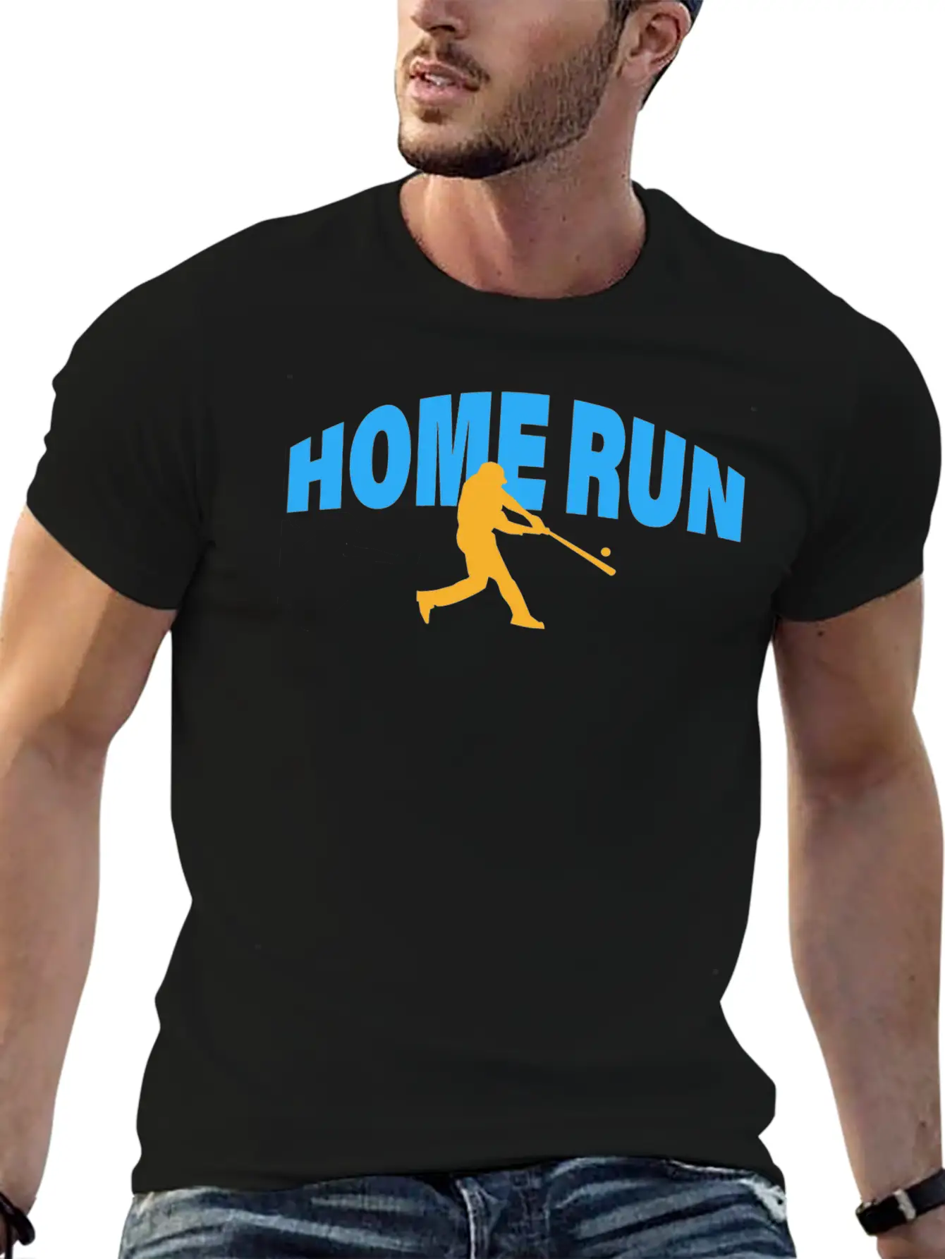 HOME RUN Stylish Everyday T-Shirt – Unisex Basic Cotton Tee