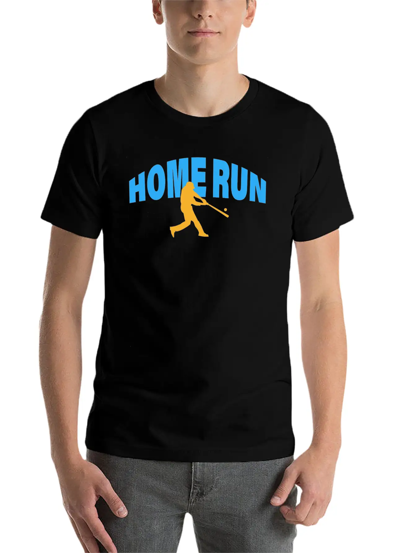 HOME RUN Stylish Everyday T-Shirt – Unisex Basic Cotton Tee