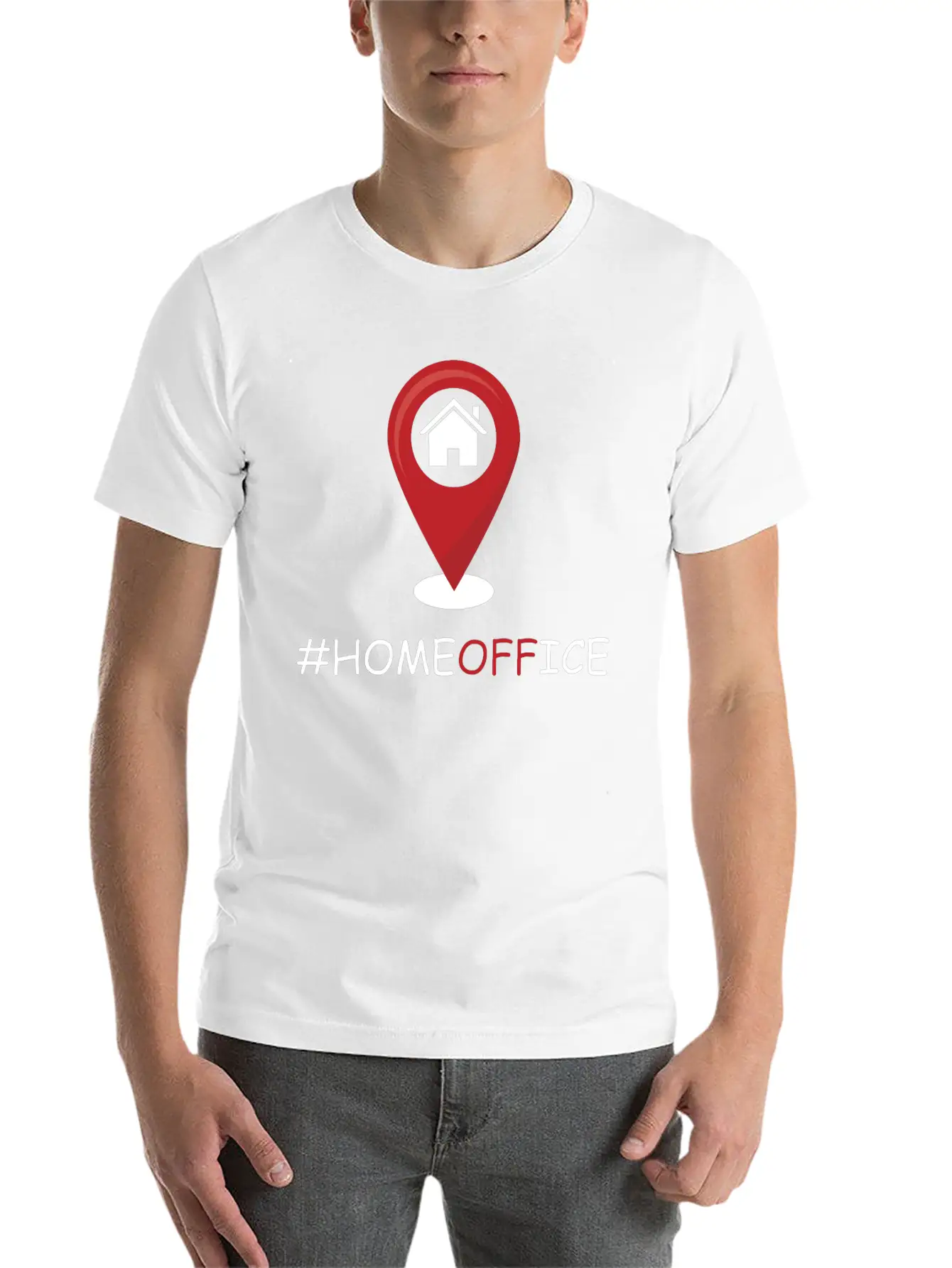 Homeoffice Corona Outfit Quarantine Stylish Everyday T-Shirt – Unisex Basic Cotton Tee
