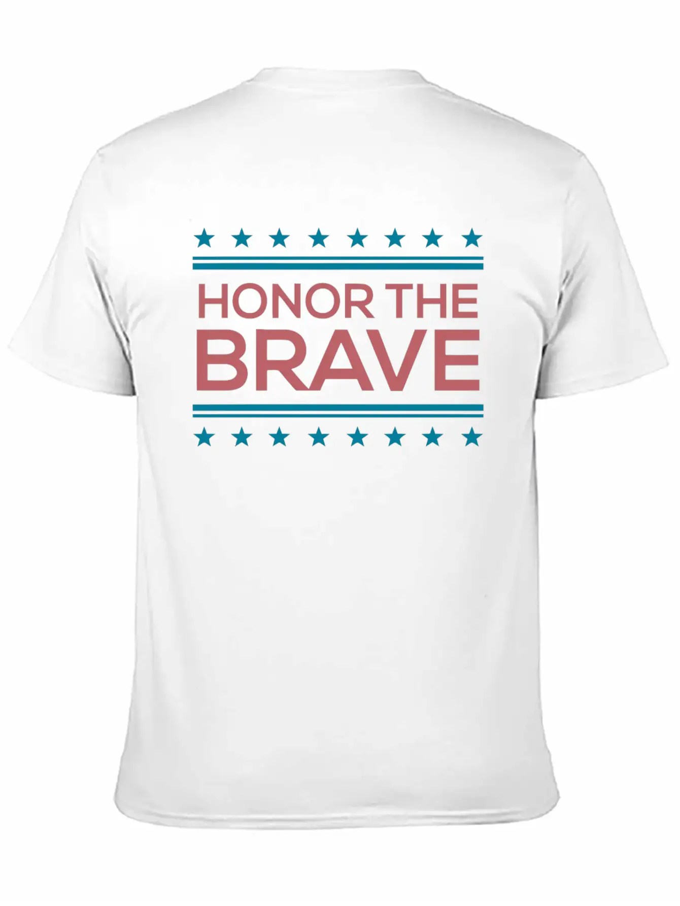 Honor The Brave Unisex Short Sleeve Soft Cotton T-Shirt – Casual Everyday Wear