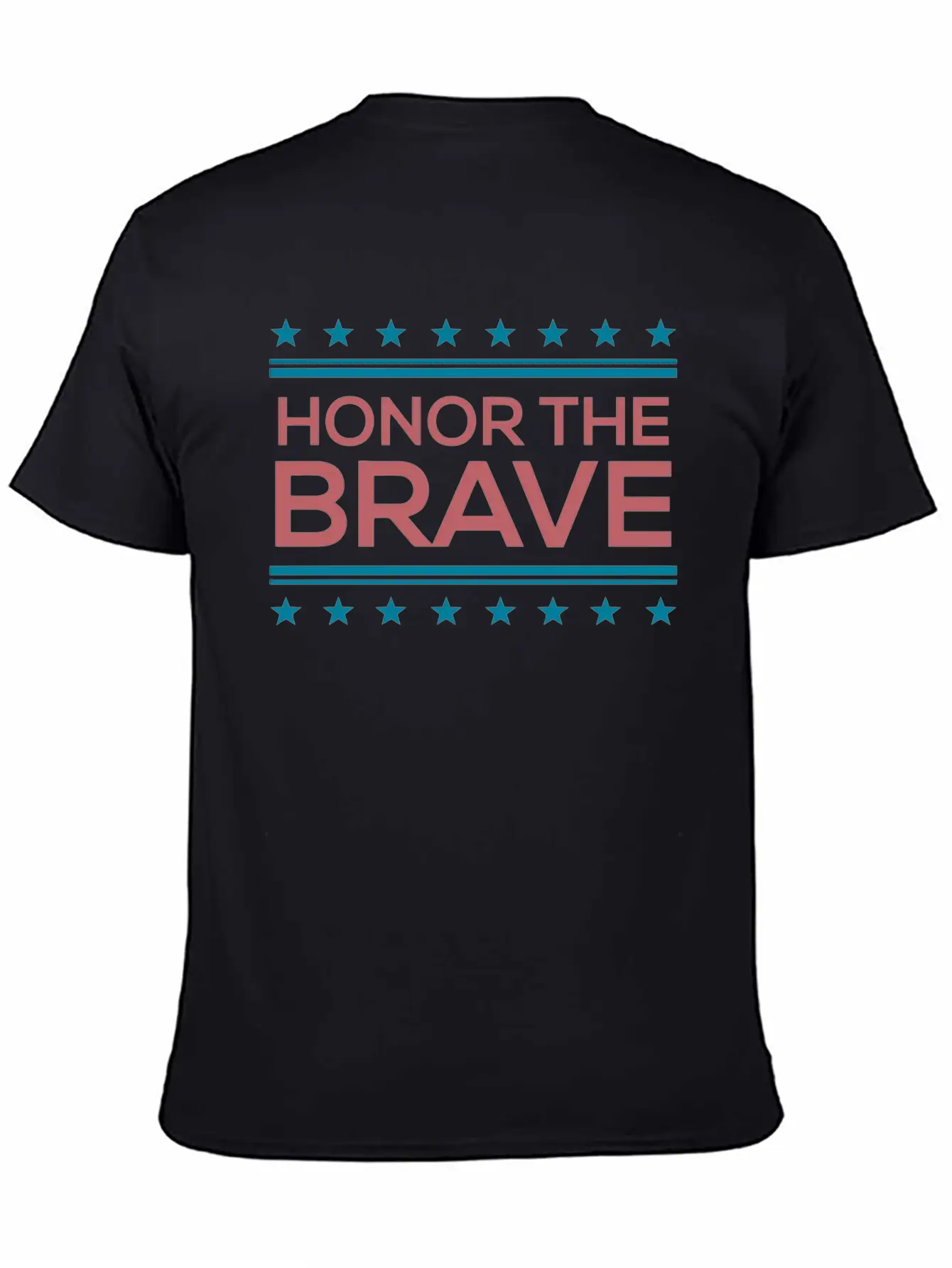Honor The Brave Unisex Short Sleeve Soft Cotton T-Shirt – Casual Everyday Wear
