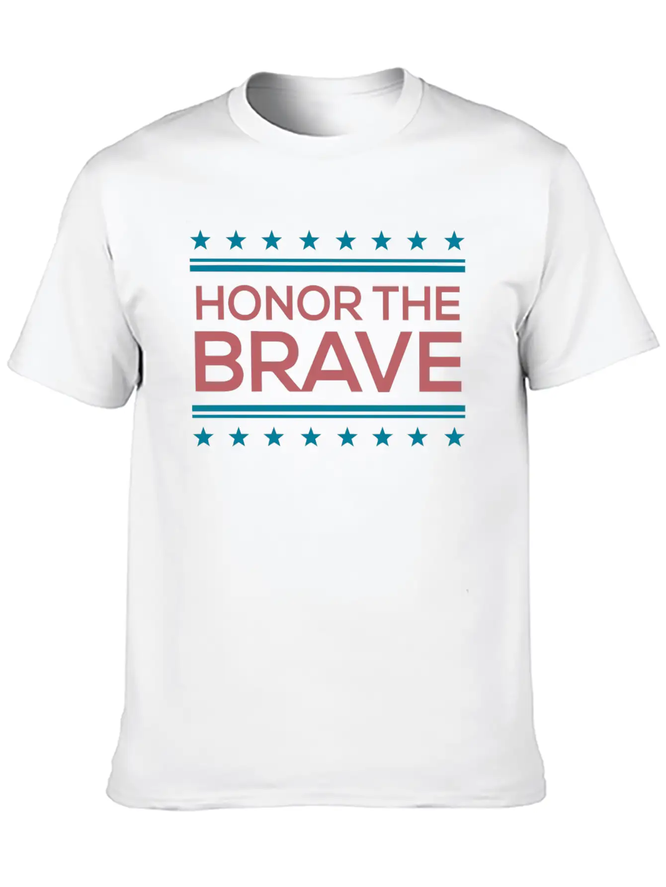 Honor The Brave Unisex Short Sleeve Soft Cotton T-Shirt – Casual Everyday Wear