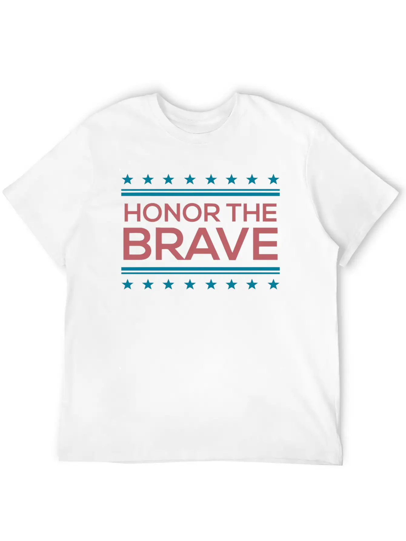 Honor The Brave Unisex Short Sleeve Soft Cotton T-Shirt – Casual Everyday Wear