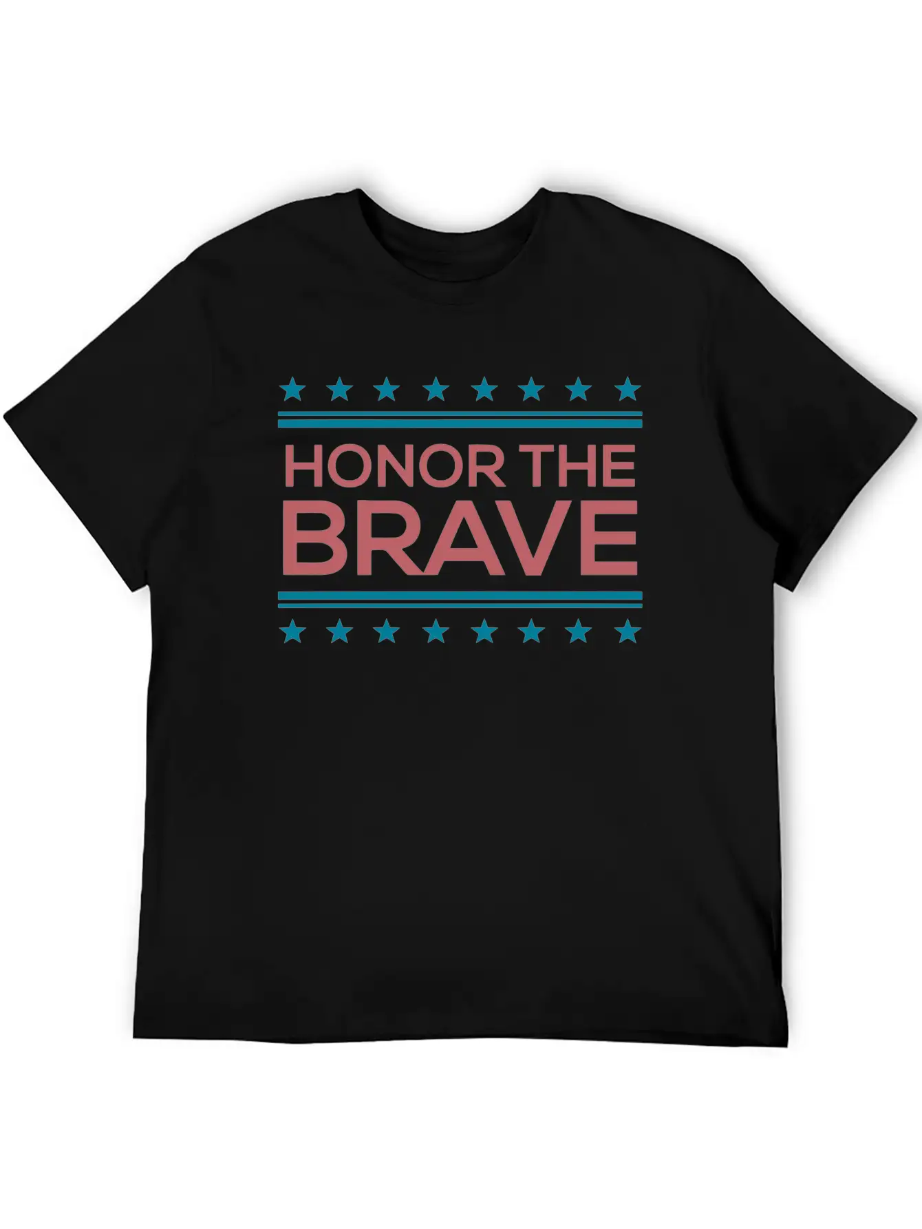 Honor The Brave Unisex Short Sleeve Soft Cotton T-Shirt – Casual Everyday Wear