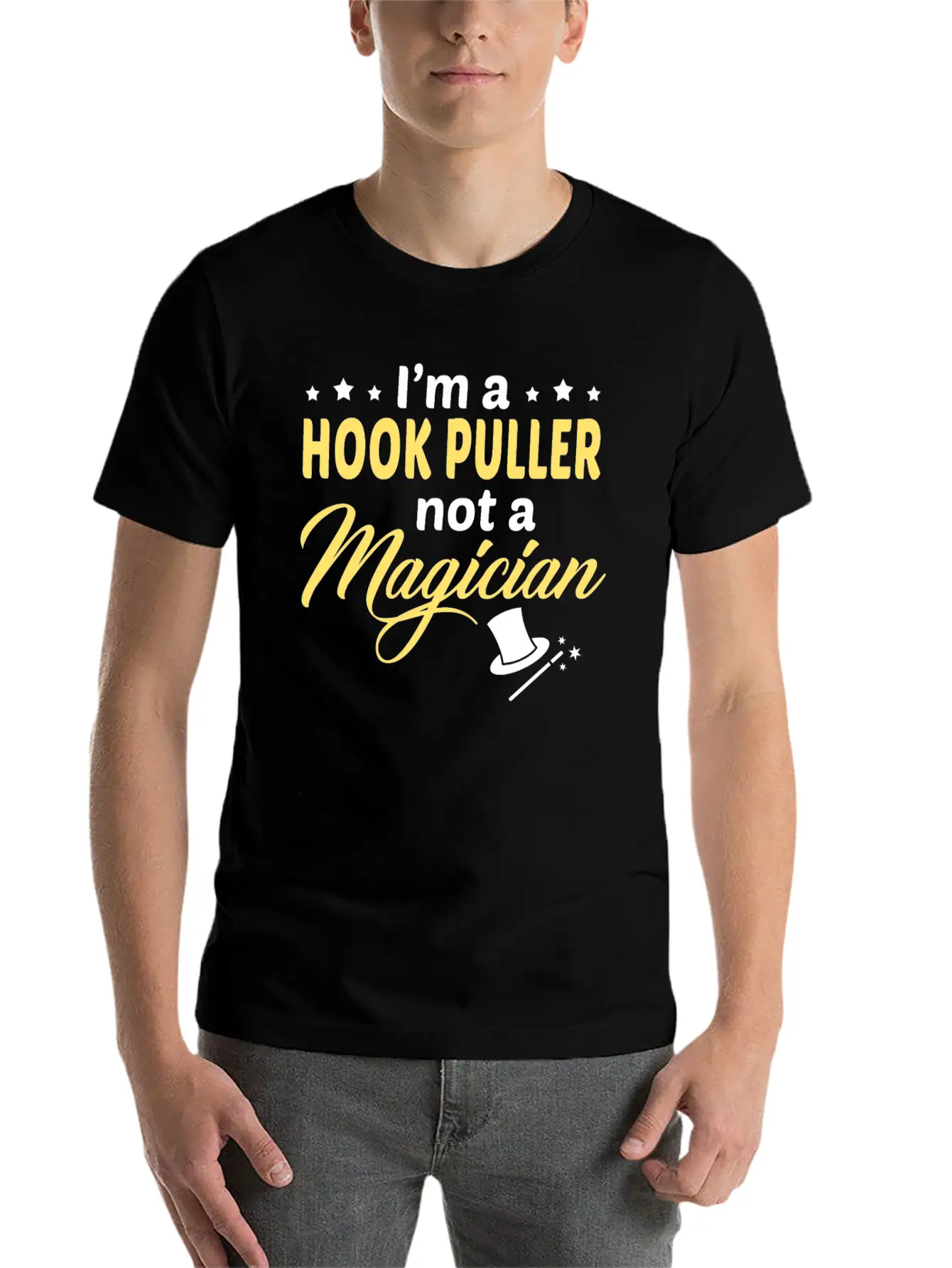 Hook Puller Basic Graphic T-Shirt – Daily Comfort In Soft Cotton