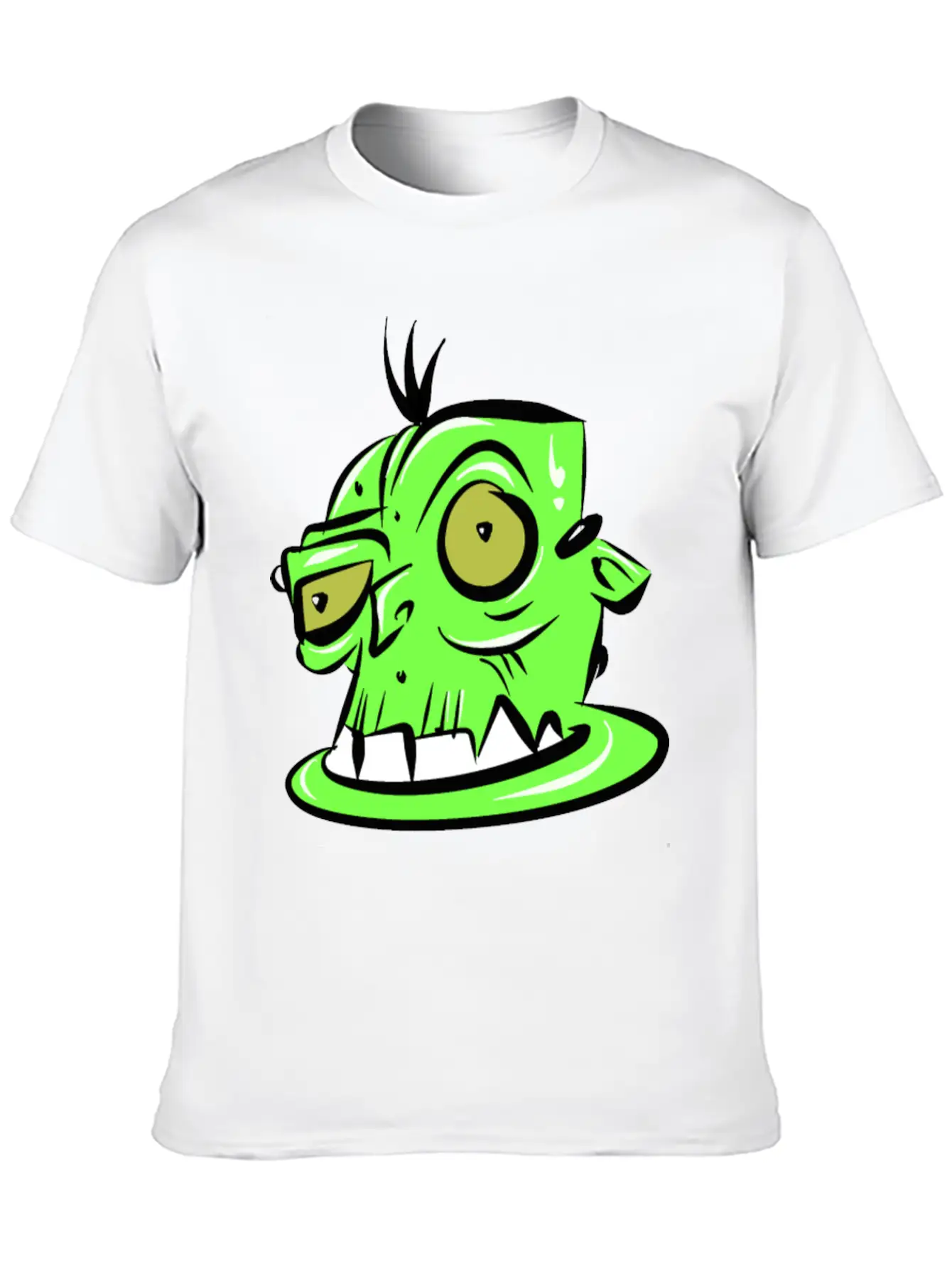 Horror Drawing Comfortable Minimalist Graphic Tee – Summer Style Essential