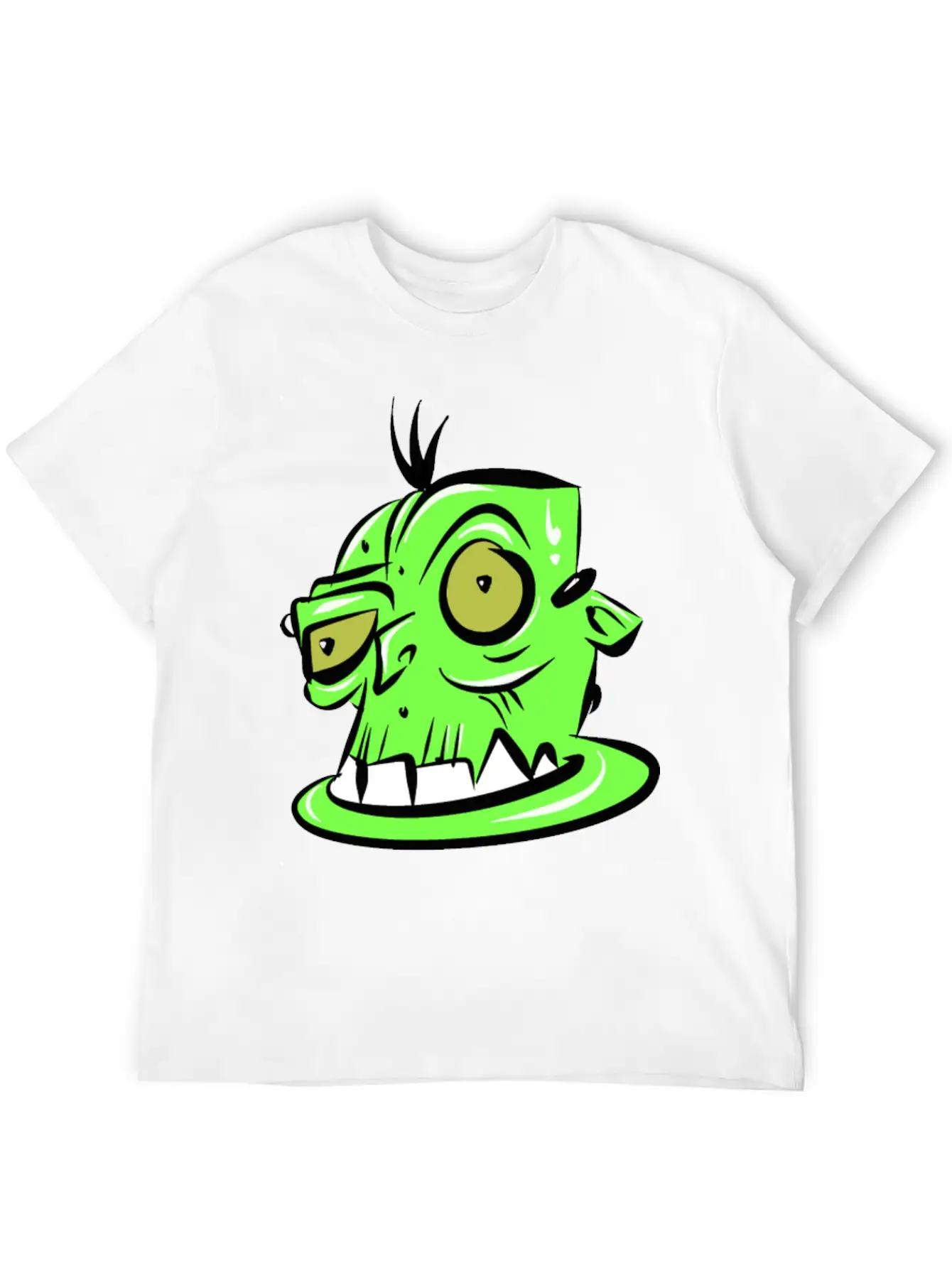 Horror Drawing Comfortable Minimalist Graphic Tee – Summer Style Essential