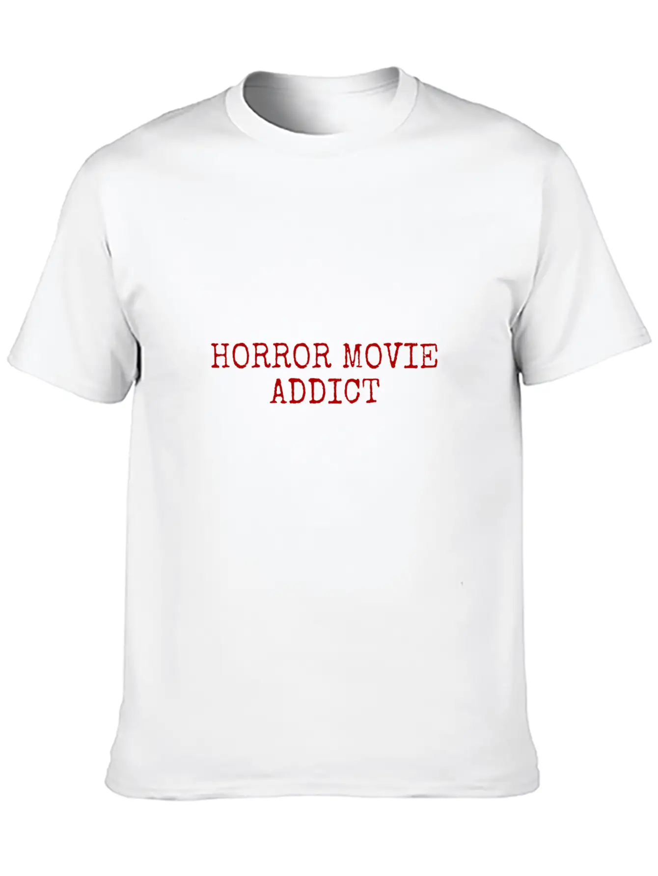 Horror Movie Addict Stylish Everyday T-Shirt – Unisex Basic Cotton Tee